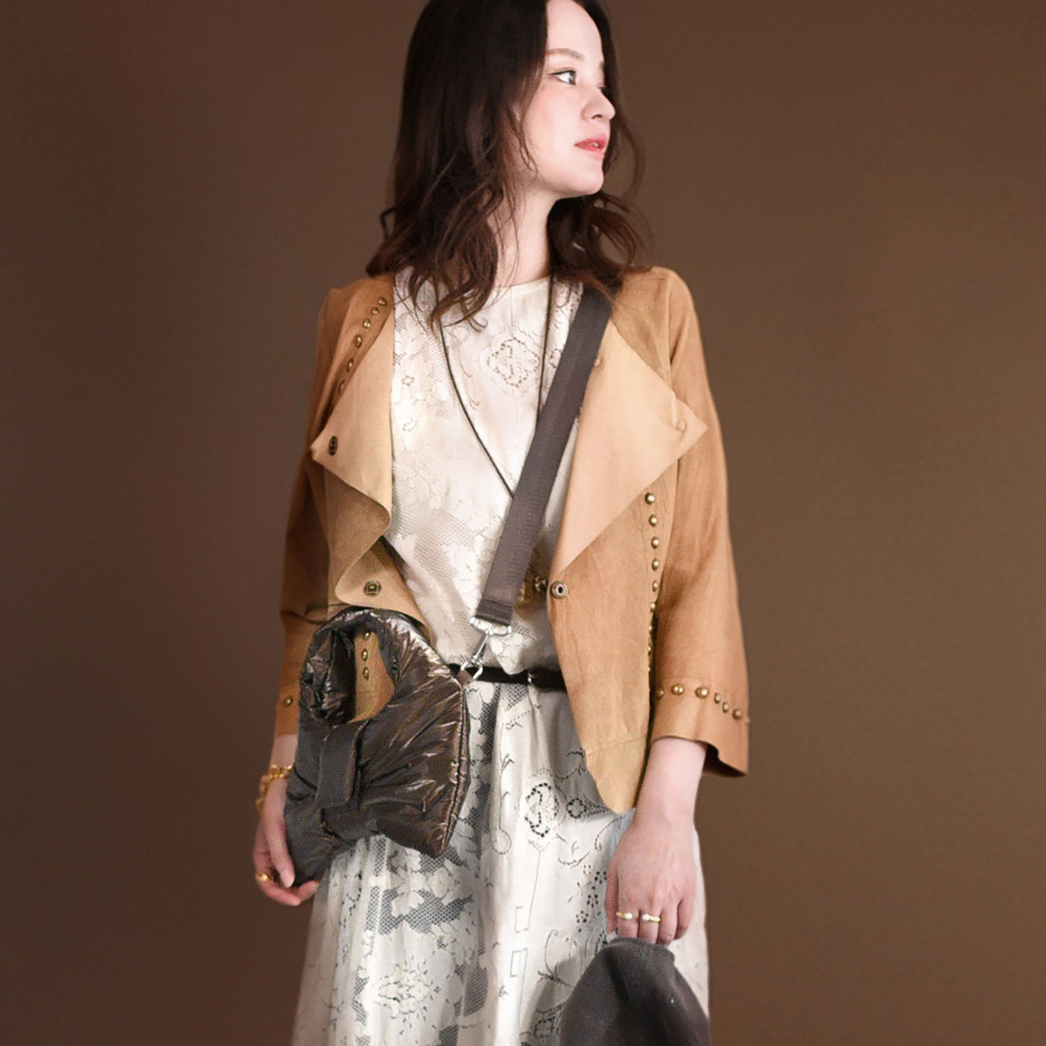 イストワール リボンデザイン ミニショルダーバッグ