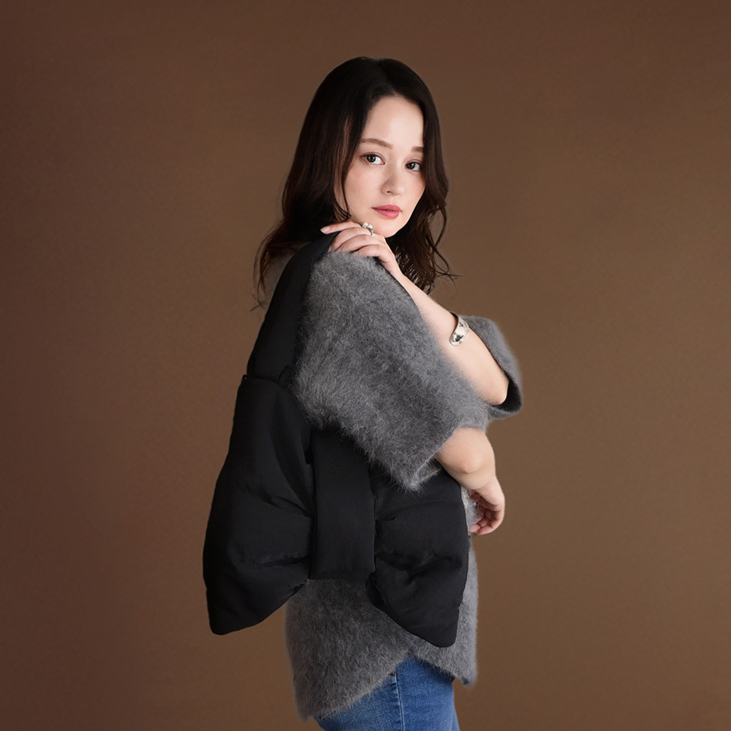 イストワール リボンデザイン ２ウェイトートバッグ