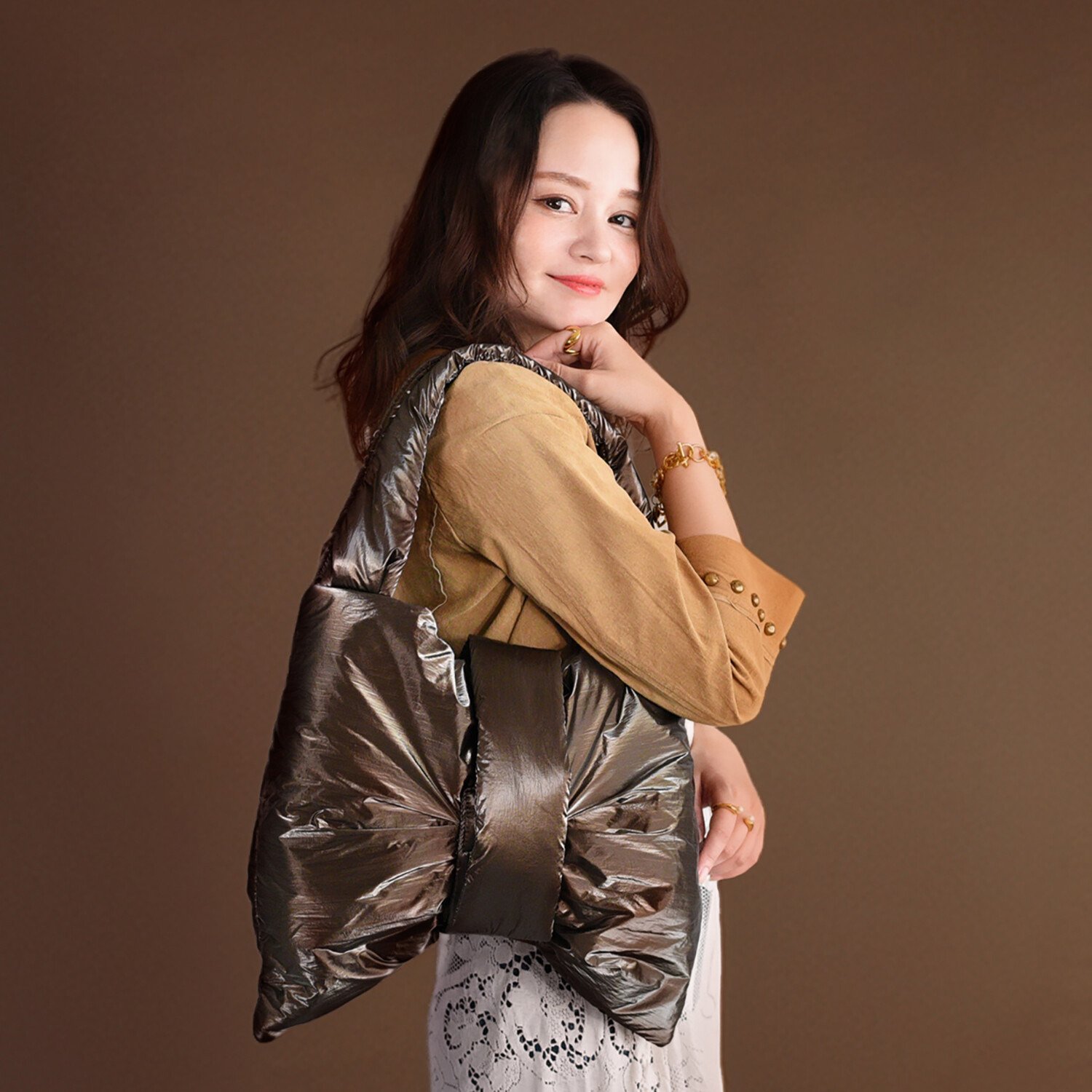 イストワール リボンデザイン ２ウェイトートバッグ