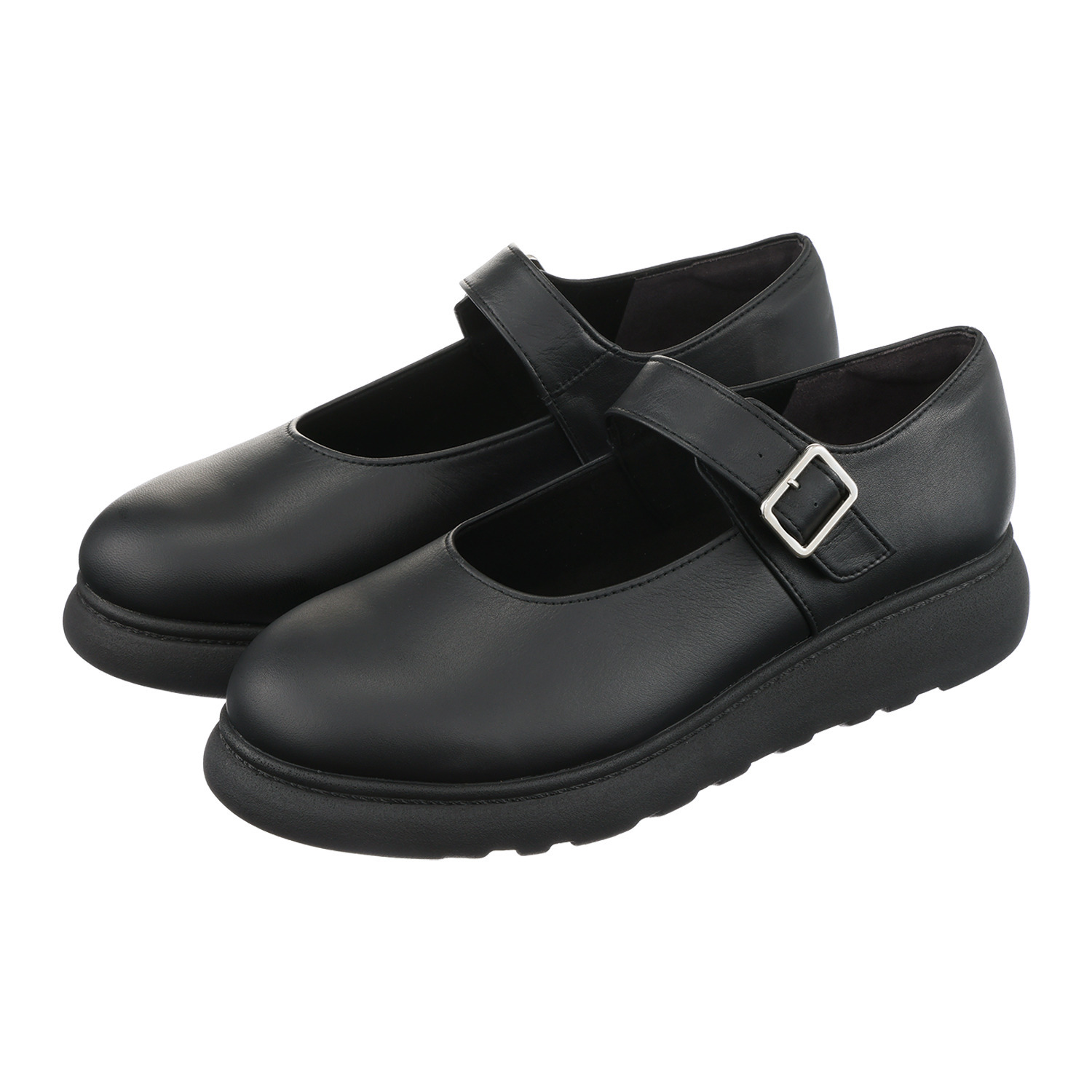 カリシモアルテ　モード ＜日本製＞牛革 モダンタルトソール メリージェーンシューズ