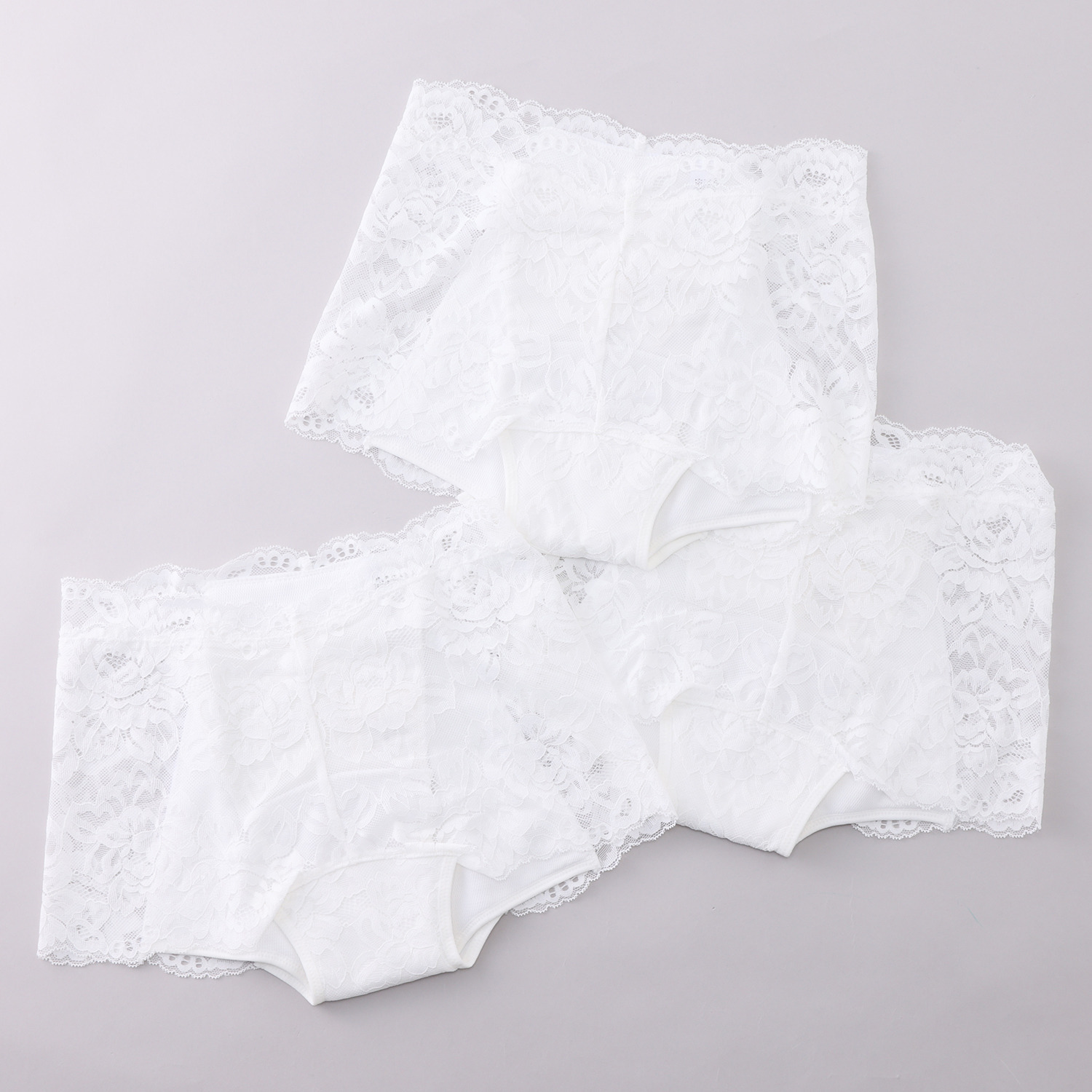 福助 快適和装インナー 総レース 吸水サニタリーショーツ 同色３枚セット