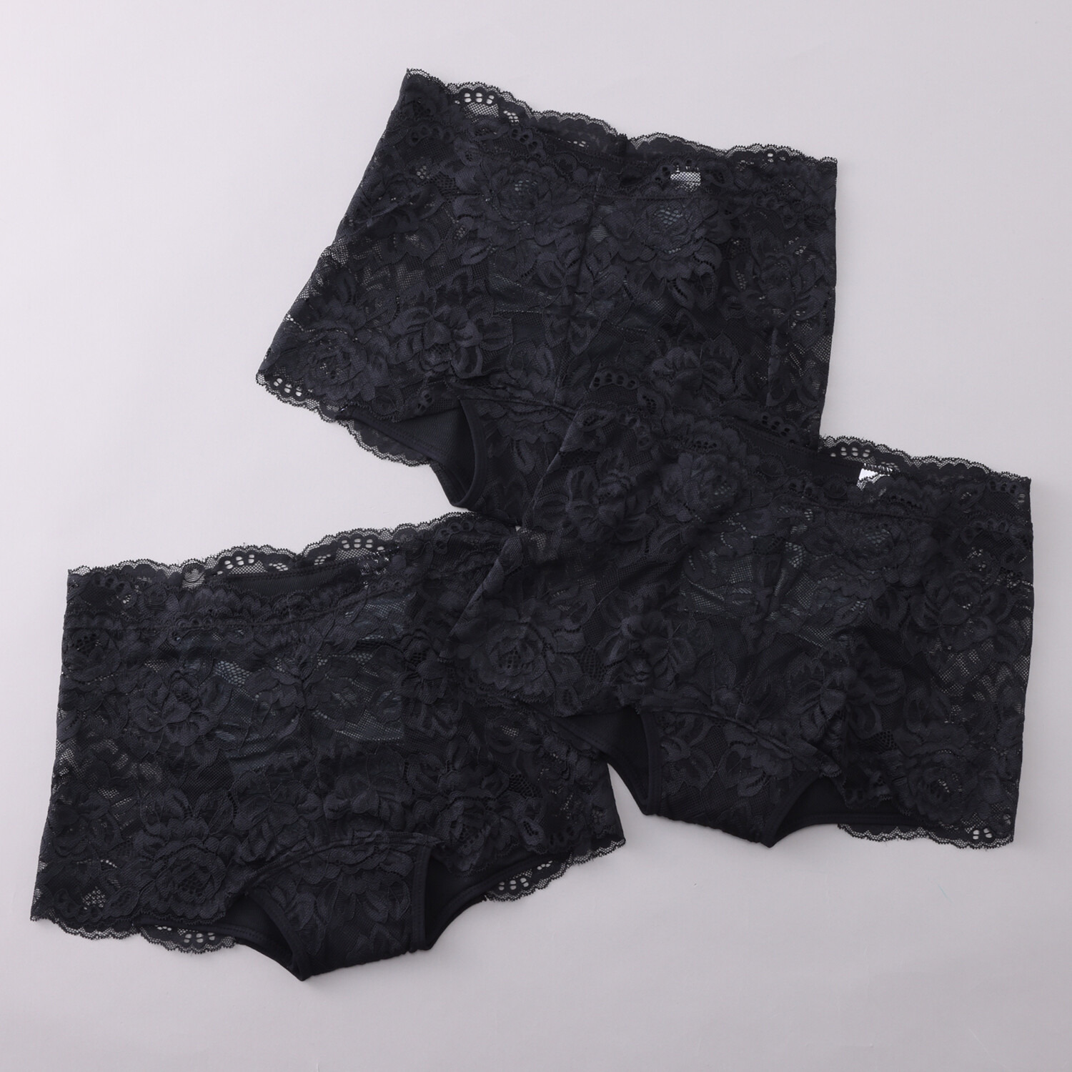 福助 快適和装インナー 総レース 吸水サニタリーショーツ 同色３枚セット