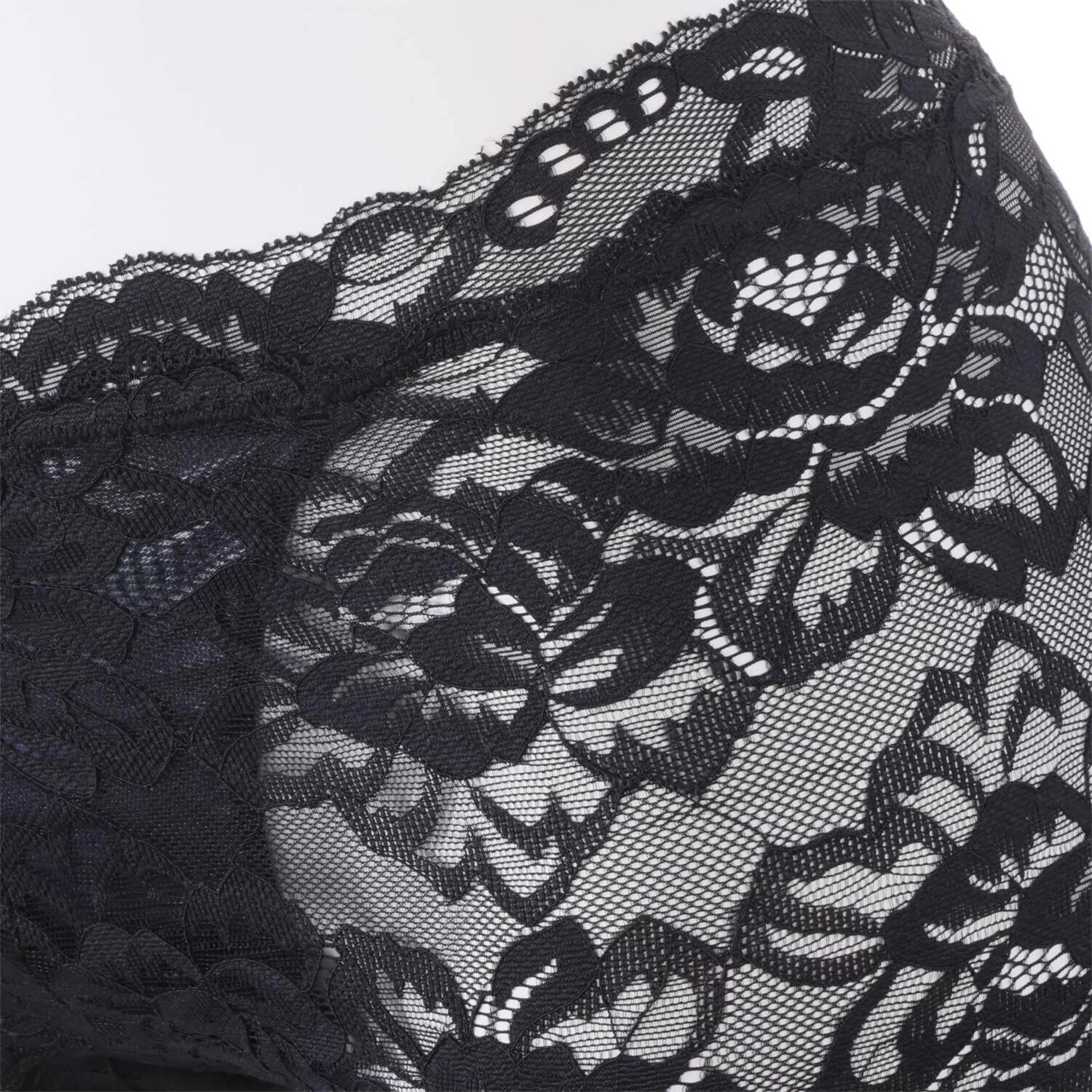 福助 快適和装インナー 総レース 吸水サニタリーショーツ 同色３枚セット