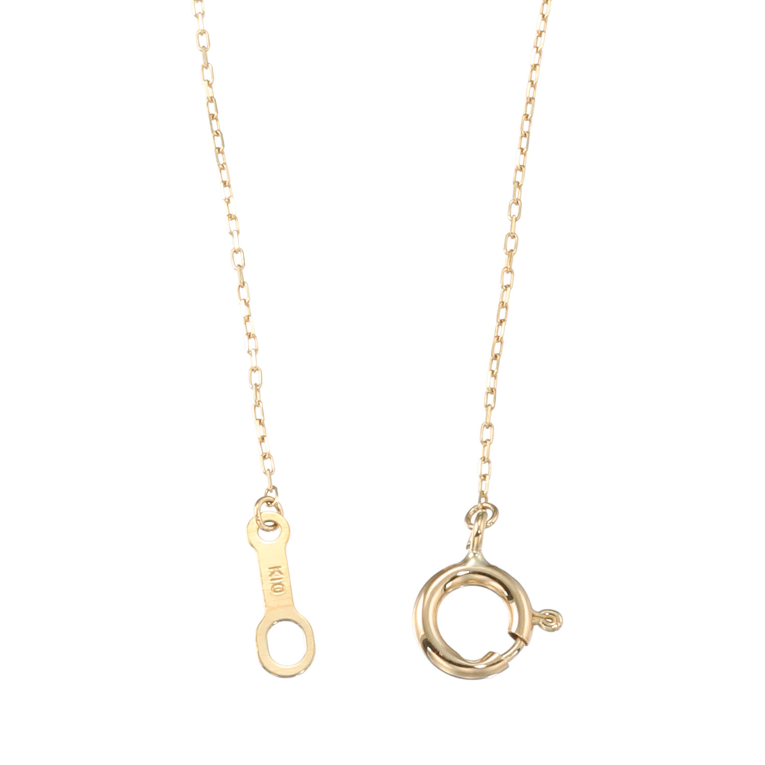 ジュペレ　ジョーヌ １０Ｋ 白蝶パール スルーネックレス