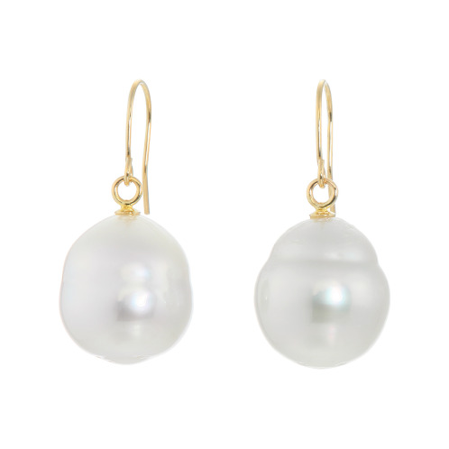 ジュペレ　ジョーヌ　１０Ｋ　白蝶パール　スウィングピアス