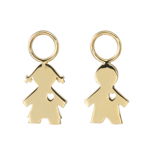 ミオ　イターリア　１８Ｋ　ボーイ＆ガール　チャーム