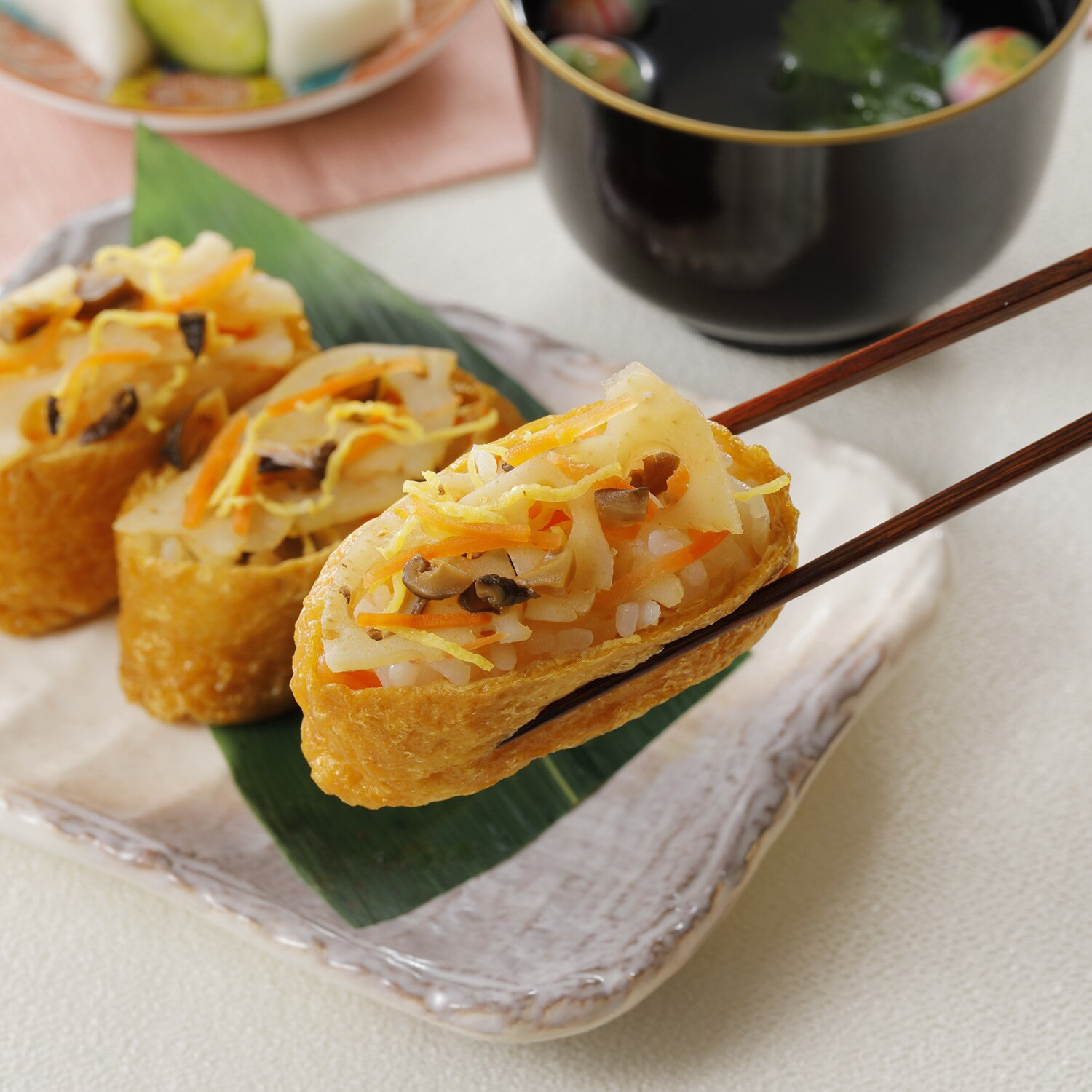 ひゃくまん穀 いなり寿司 （加賀レンコン入り）