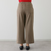 アトリエール ウール調ニット ベイカーワイドパンツ