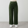 アトリエール きれいめコーデュロイ ソフトストレッチ タックワイドパンツ