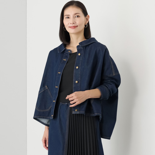 ミミコプラス　ゆるっとおしゃれ　余裕のシルエット　なめらかな肌触り　ビューティーＧジャン