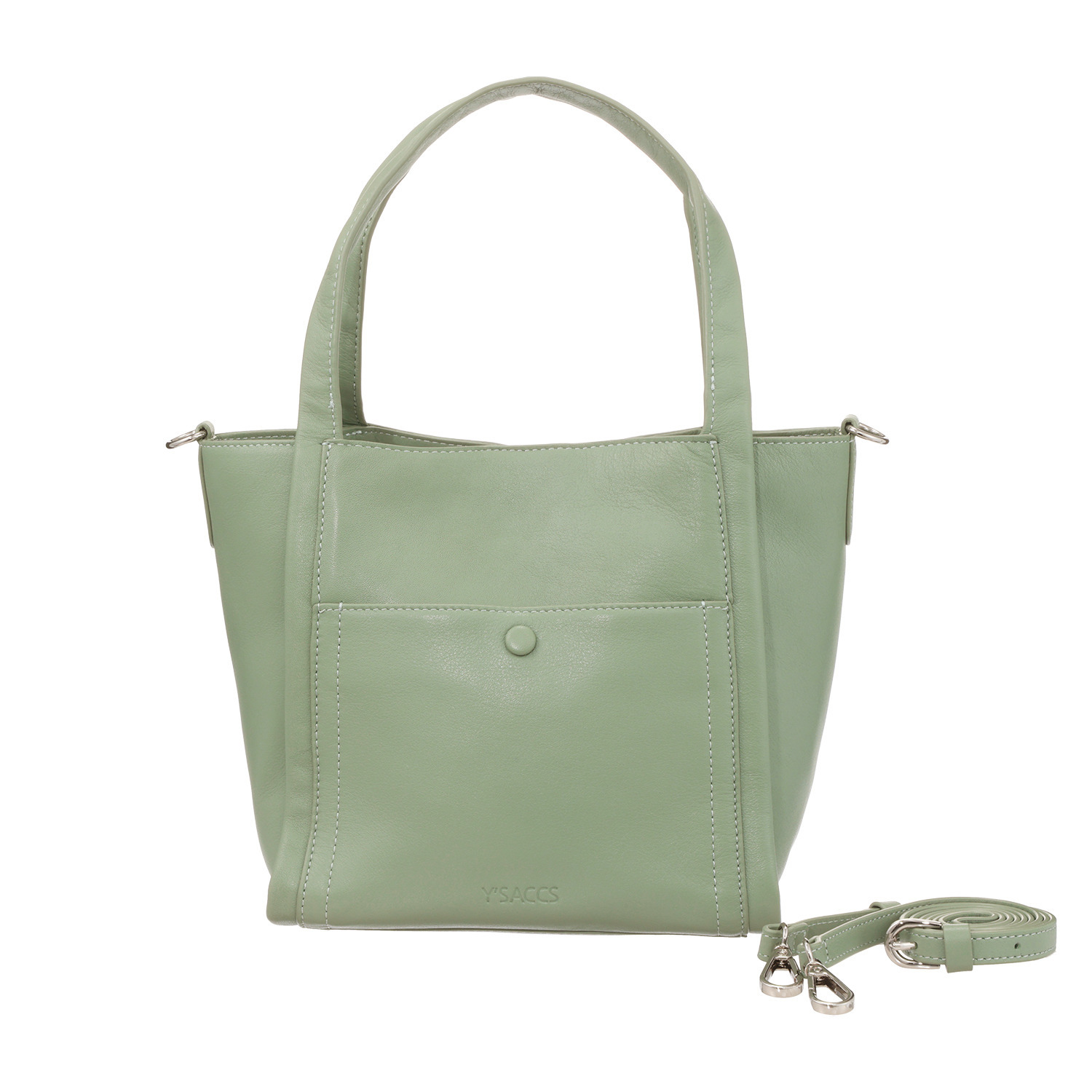 イザック カウレザー ２ウェイトートバッグ