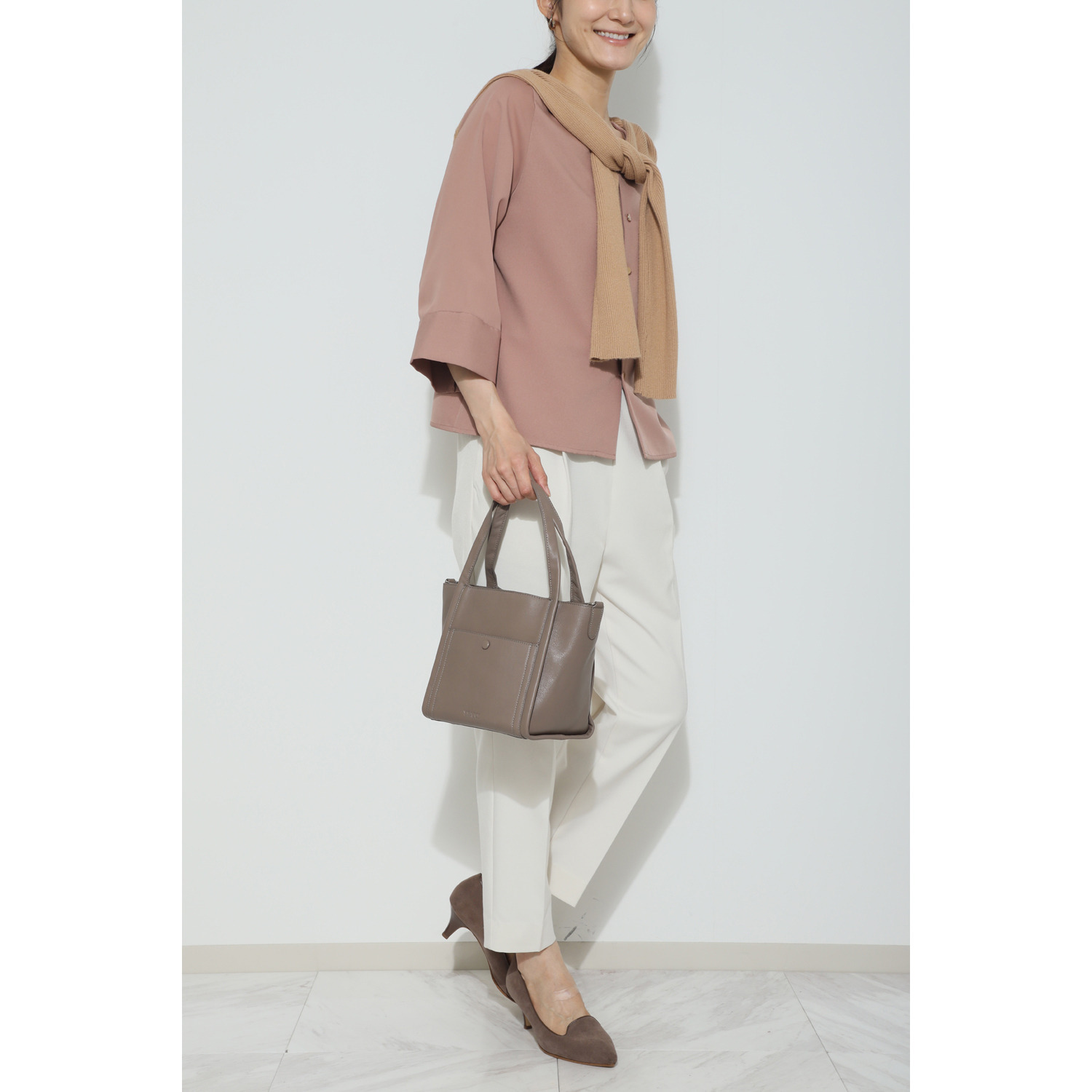 イザック カウレザー ２ウェイトートバッグ