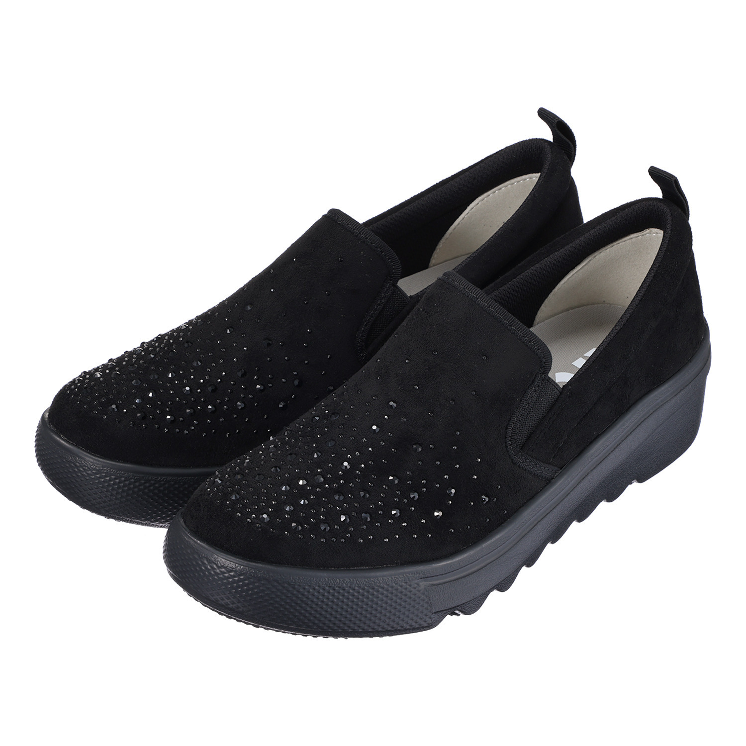 キットソン 厚底波型ソール スリッポン