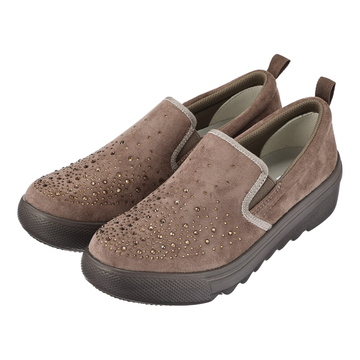 キットソン 厚底波型ソール スリッポン