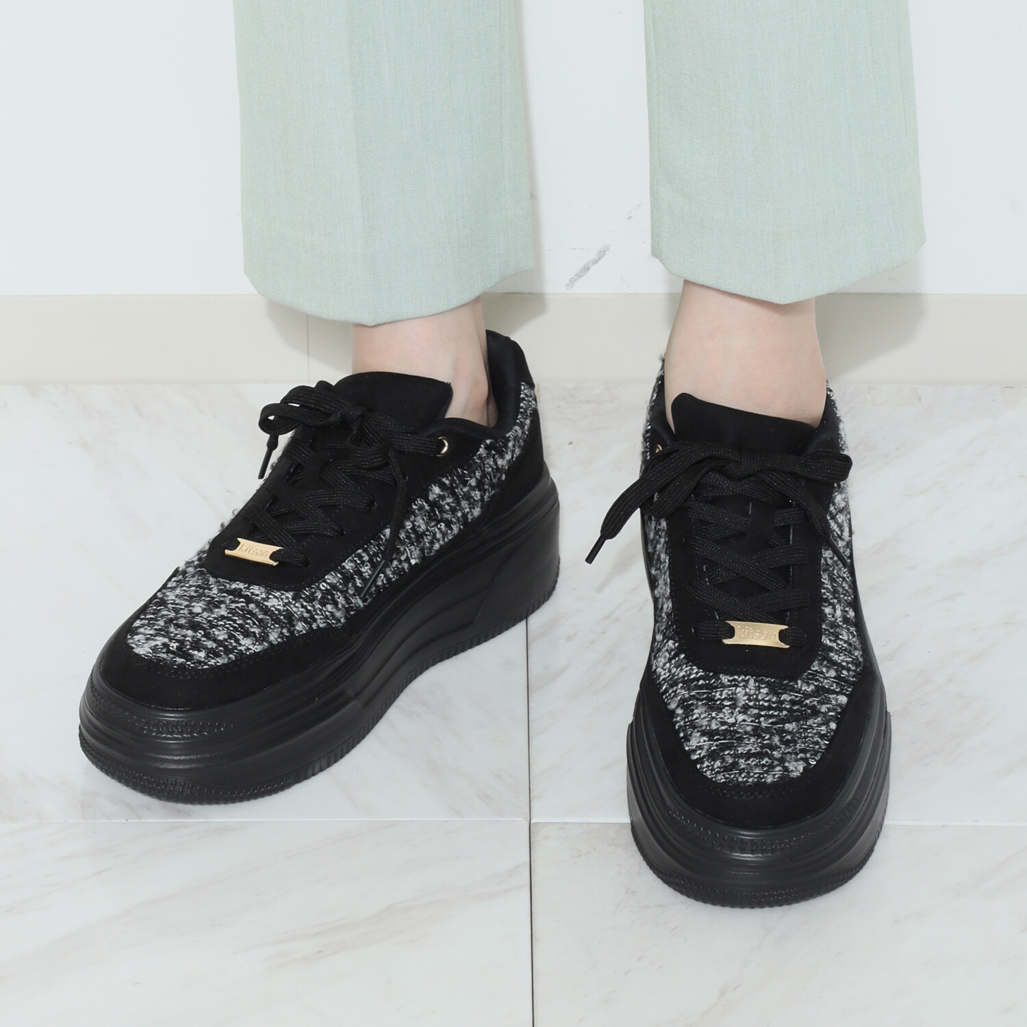 キットソン 軽量厚底スニーカー