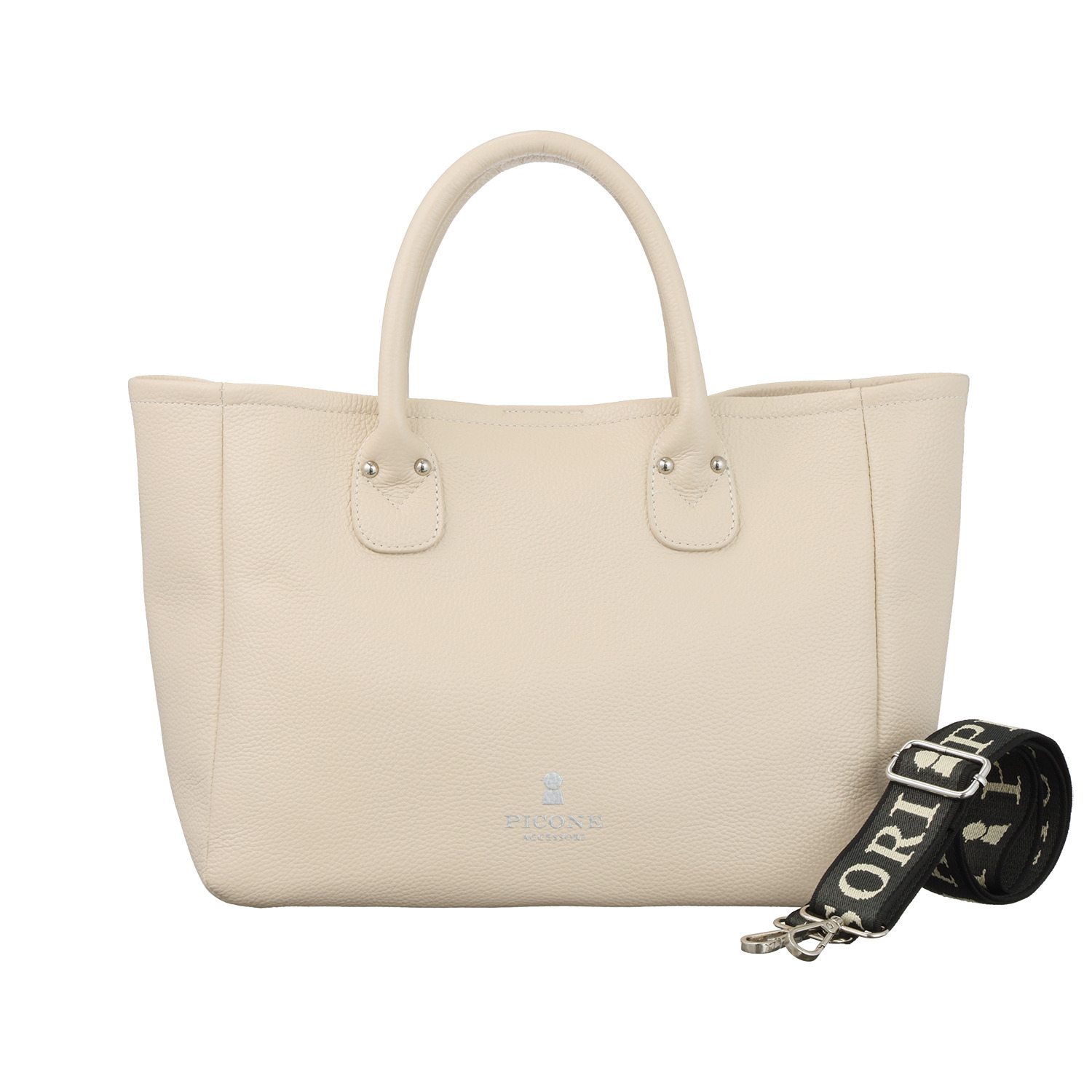 ピッコーネ アッチェッソーリ 牛革 軽量２ウェイトートバッグ