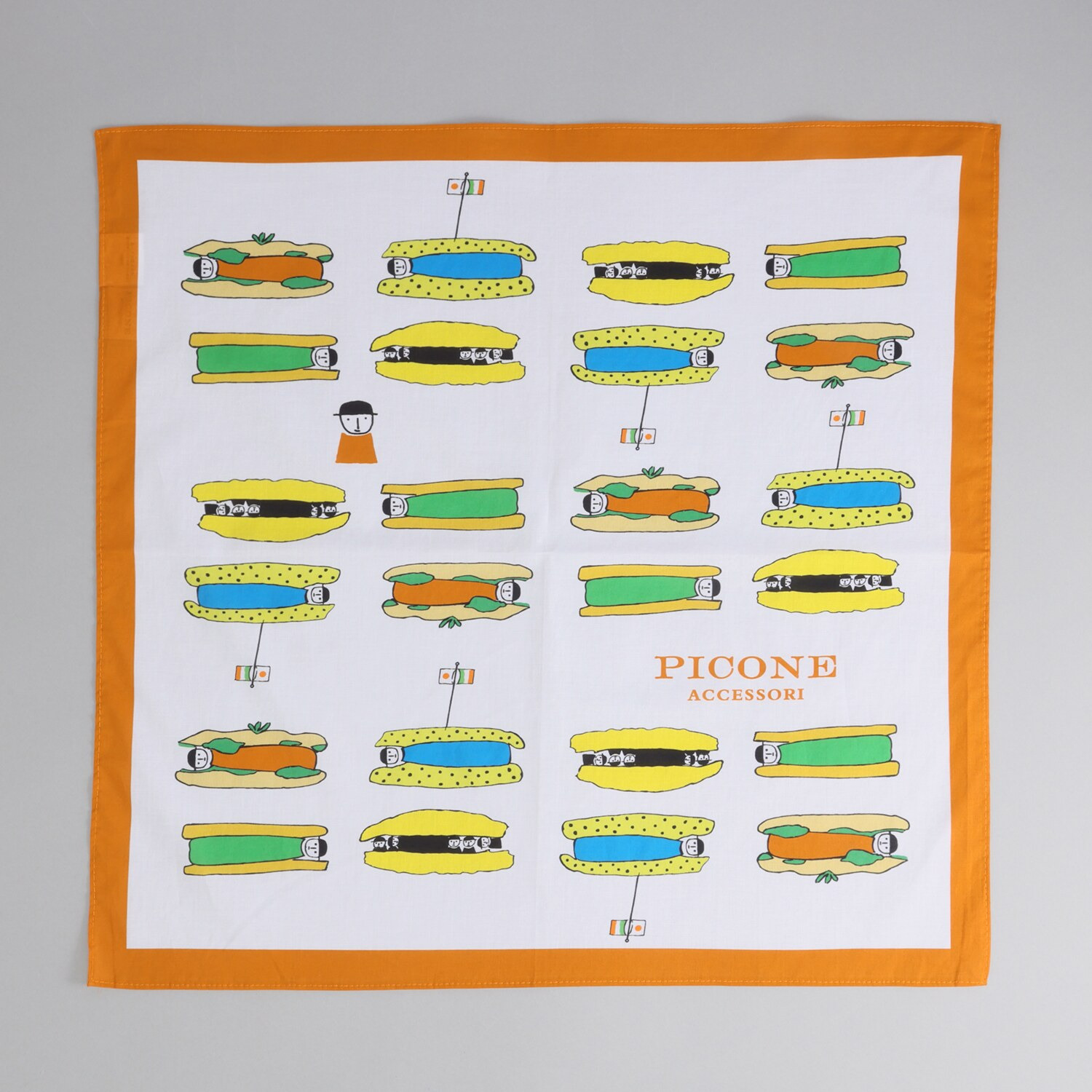 ピッコーネ アッチェッソーリ バンダナハンカチ ３枚セット