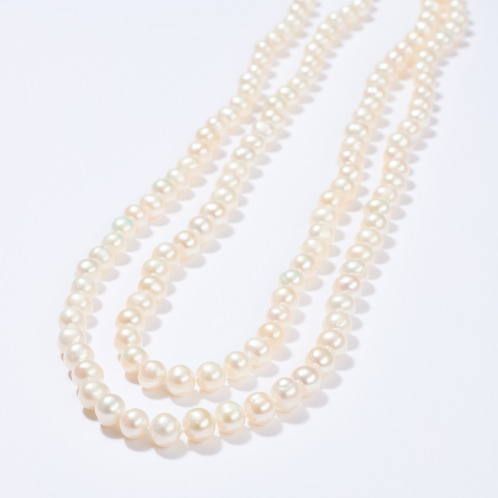 ペレフェリーク　淡水パール　スーパーロングネックレス