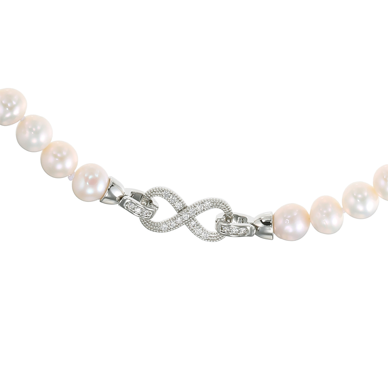 ペレフェリーク 淡水パール＆ビジュウ ネックレス