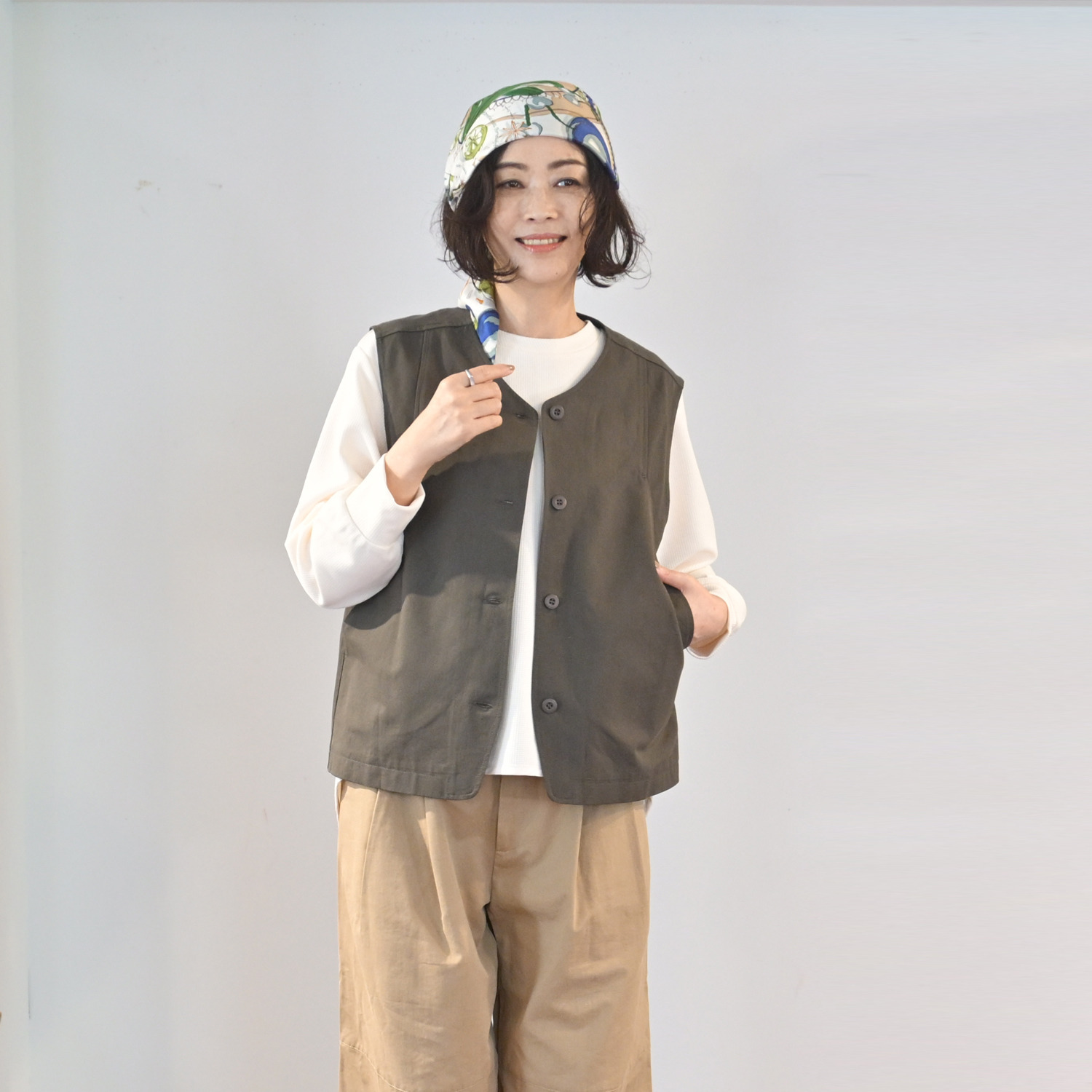 リラリー リラックス カバーアップジレ