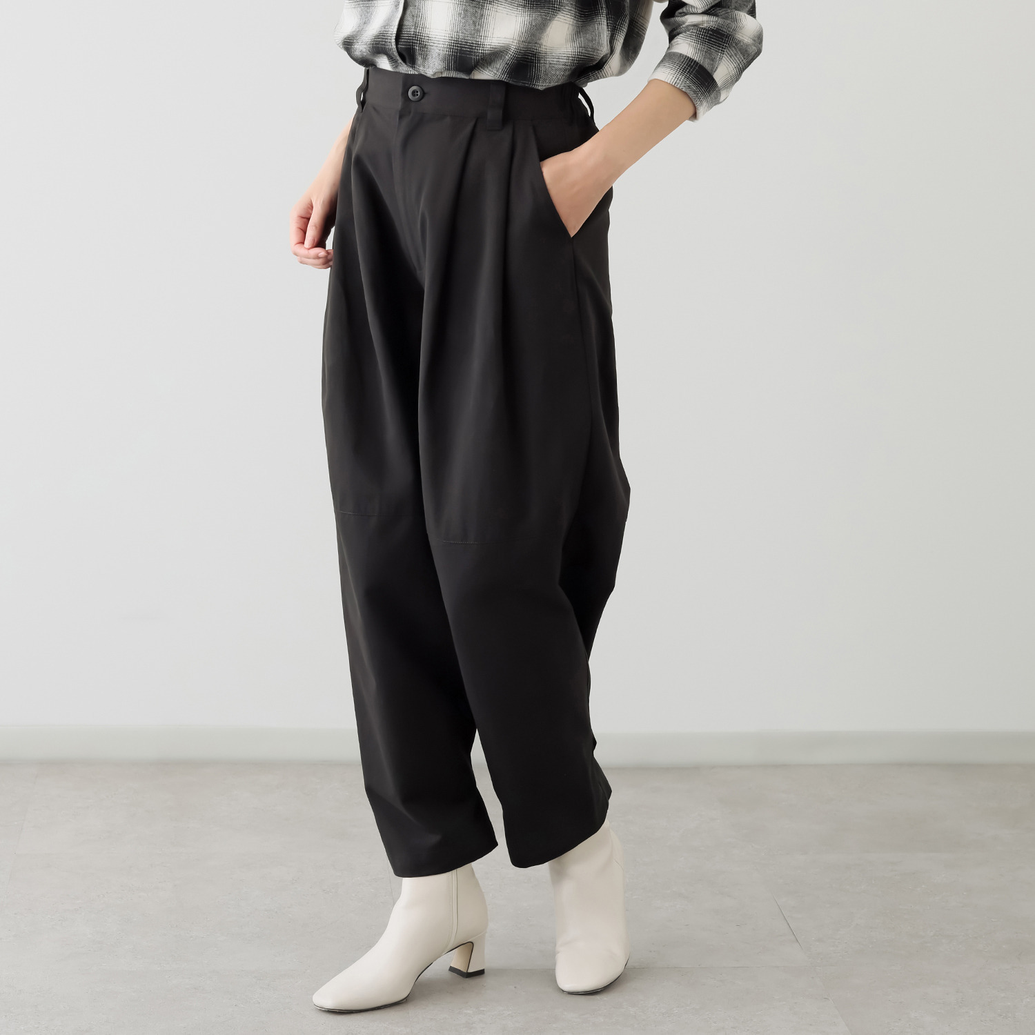 リラリー 裾アレンジ 大人のチノパンツ