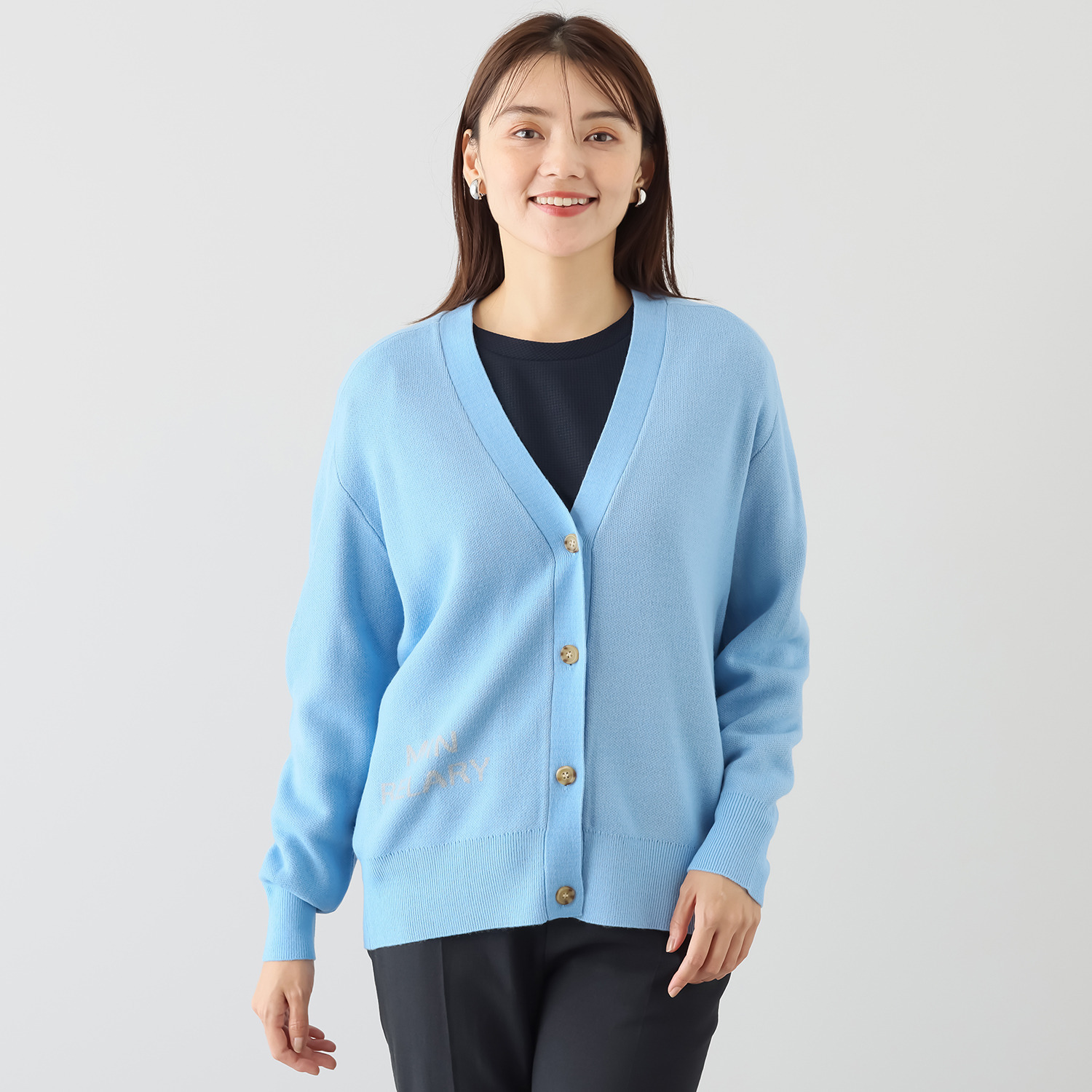 リラリー ジャガードニット カーディガン