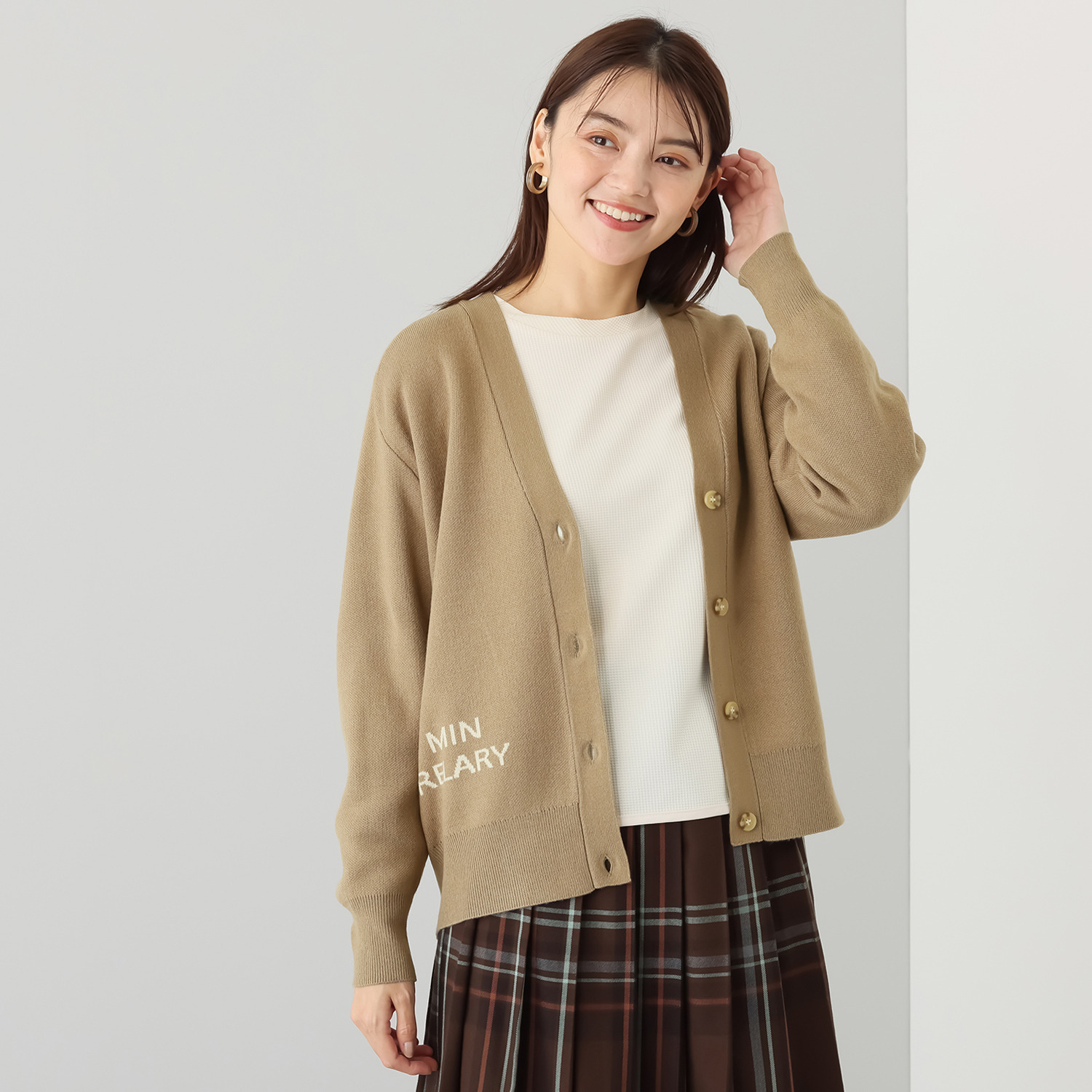 リラリー ジャガードニット カーディガン