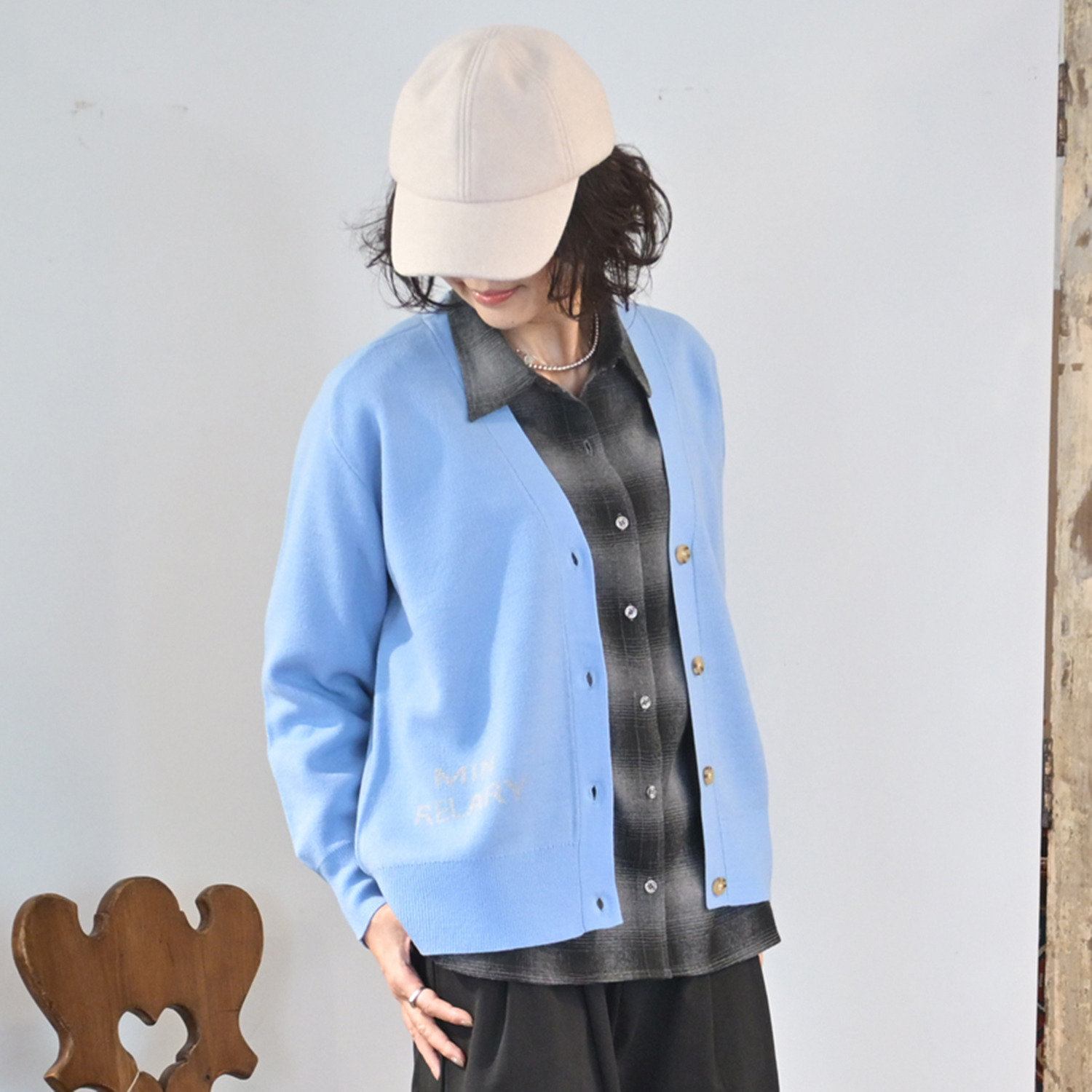 リラリー ジャガードニット カーディガン