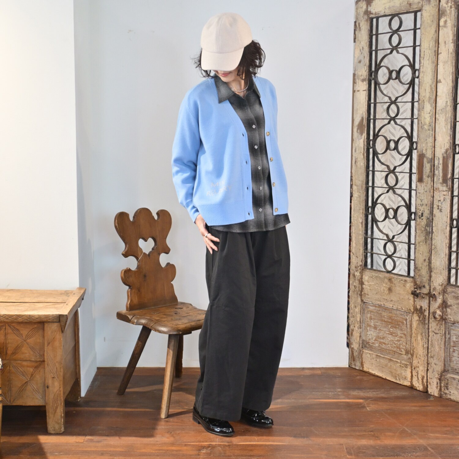 リラリー ジャガードニット カーディガン