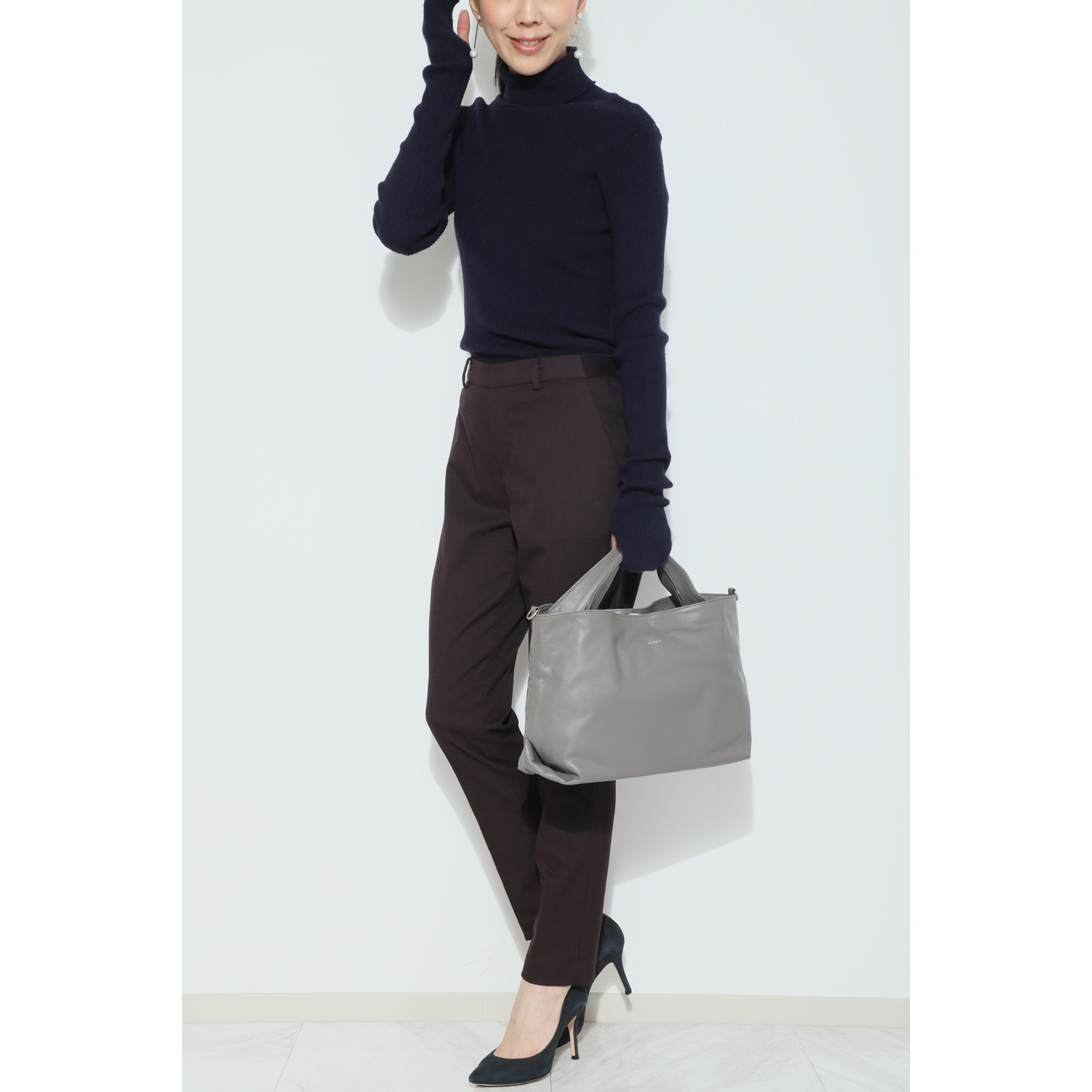 ズッケロ ソフトカウレザー ２ウェイバッグ