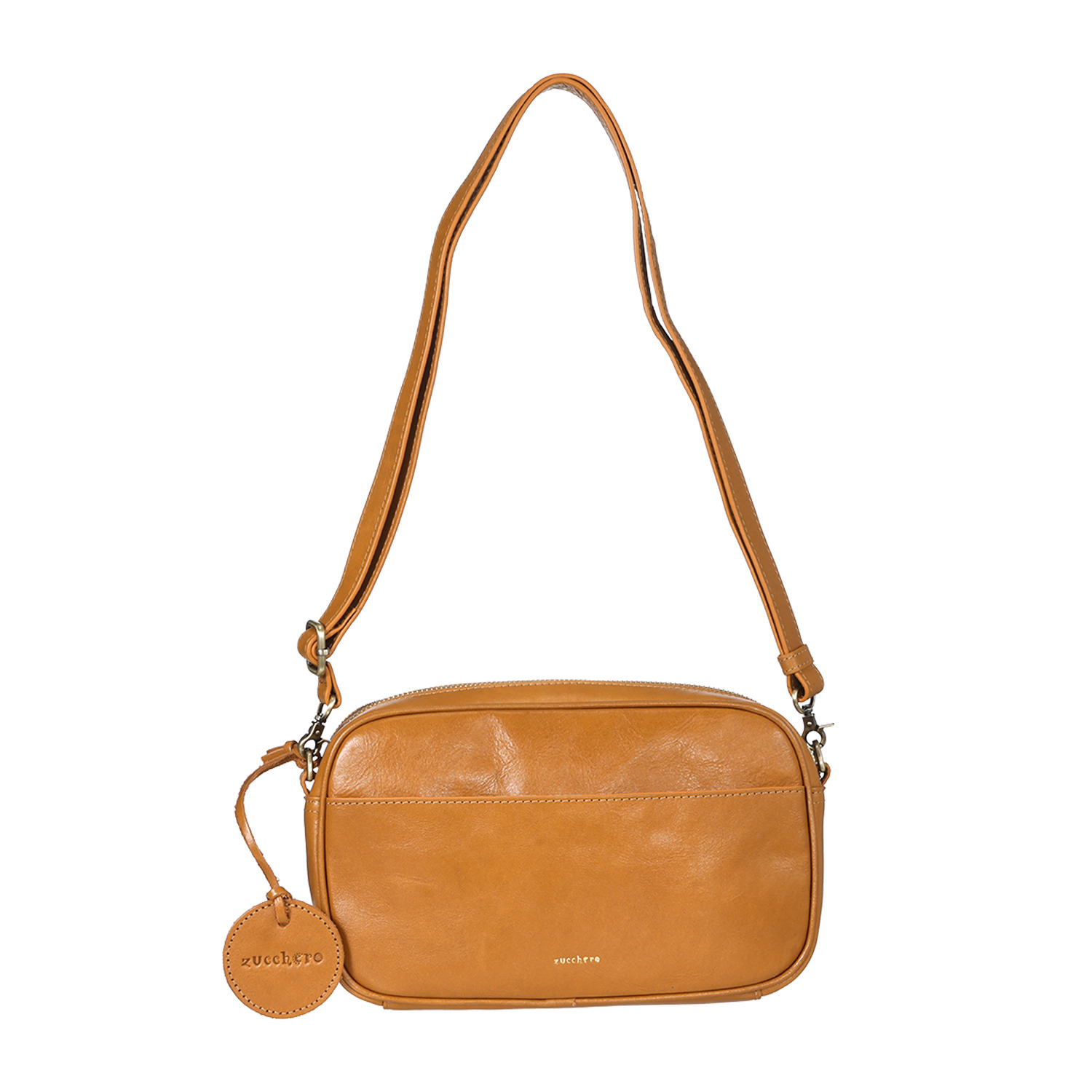 ズッケロ アンティーク調 カウレザー ショルダーバッグ