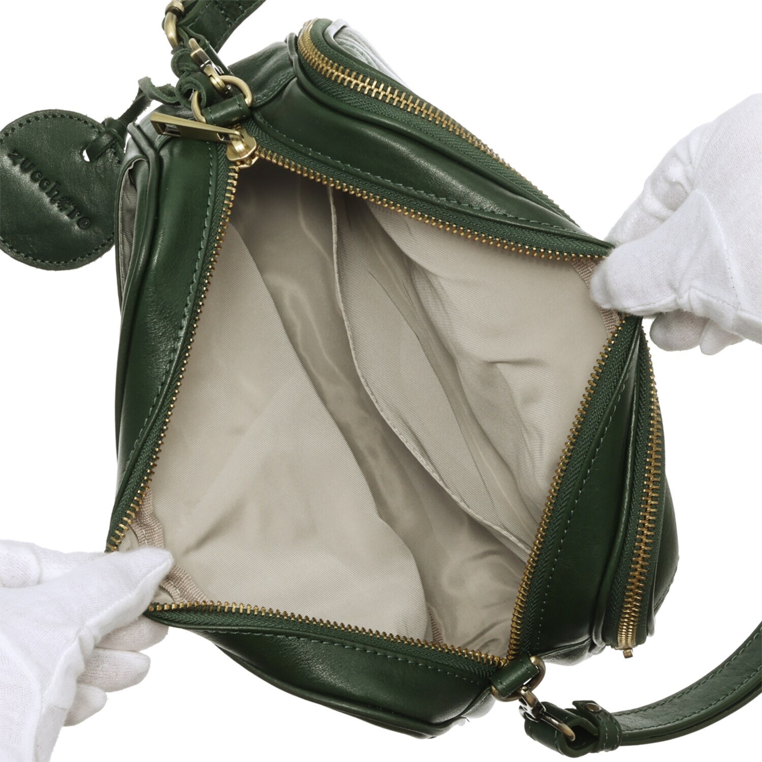 ズッケロ アンティーク調 カウレザー ショルダーバッグ