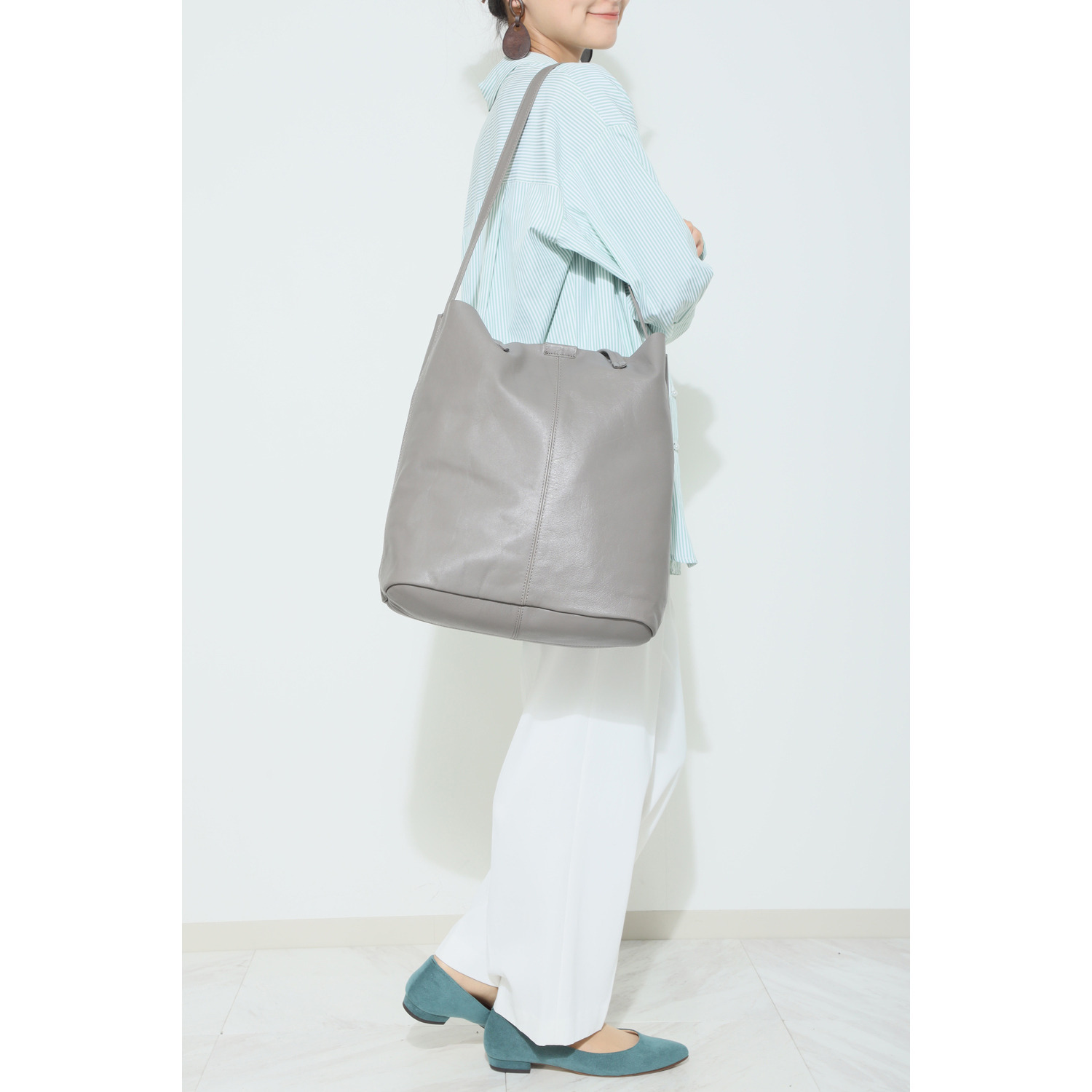 ズッケロ ソフトカウレザー ２ウェイトートバッグ