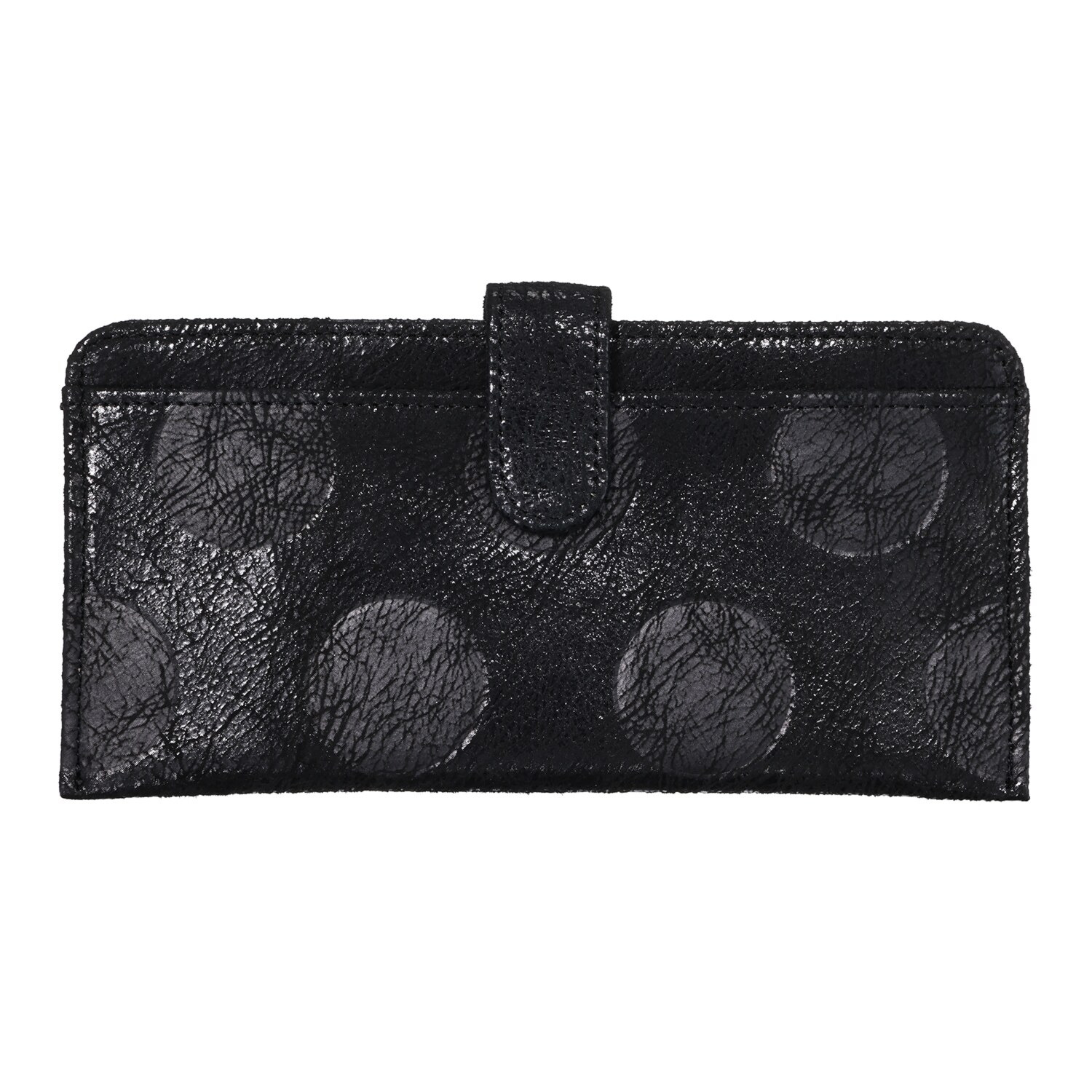 ズッケロ ゴートレザー クラックメタリック ロングウォレット