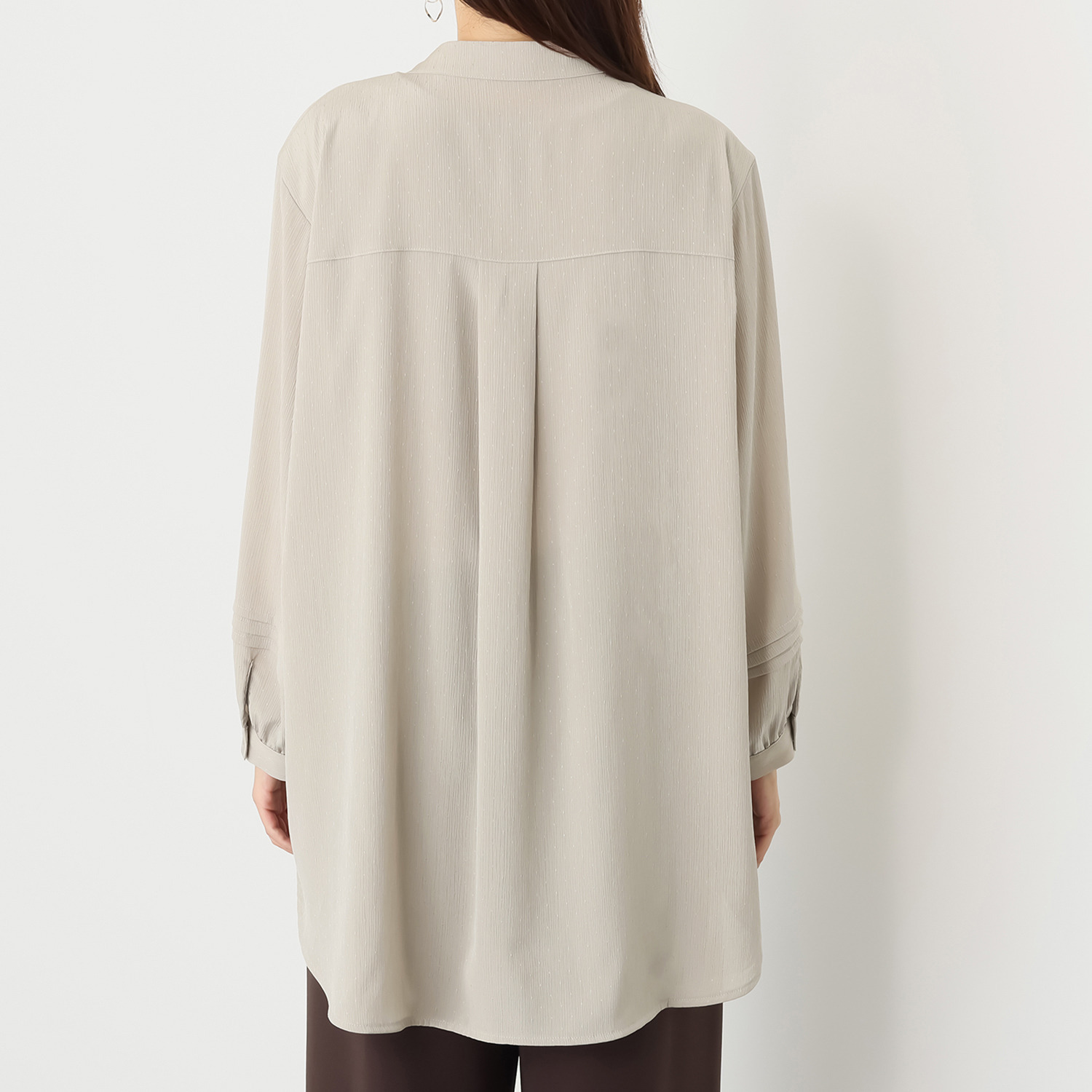 シルバーミントシュガー ゆったりなのに すっきり見えブラウス＆ インナーチュニック アンサンブル