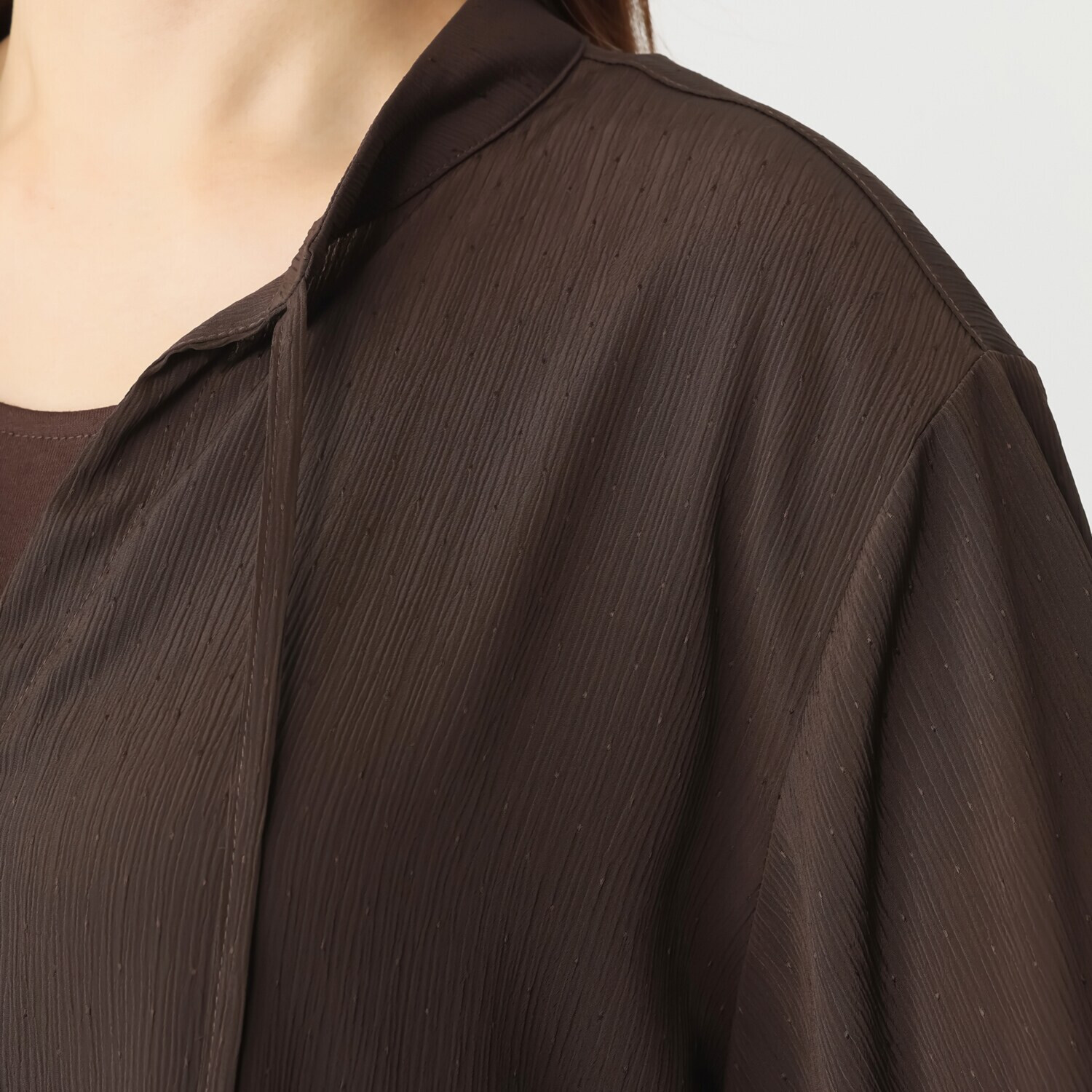 シルバーミントシュガー ゆったりなのに すっきり見えブラウス＆ インナーチュニック アンサンブル