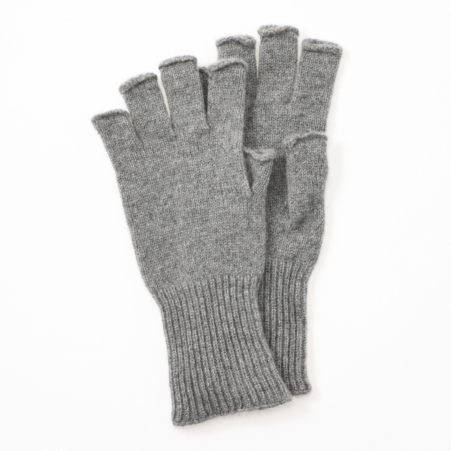 ティエドゥール 内モンゴル産 アルバスカシミヤ１００％ 指出しニットグローブ