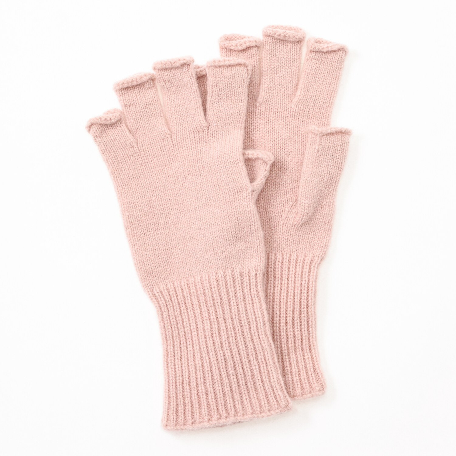 ティエドゥール 内モンゴル産 アルバスカシミヤ１００％ 指出しニットグローブ