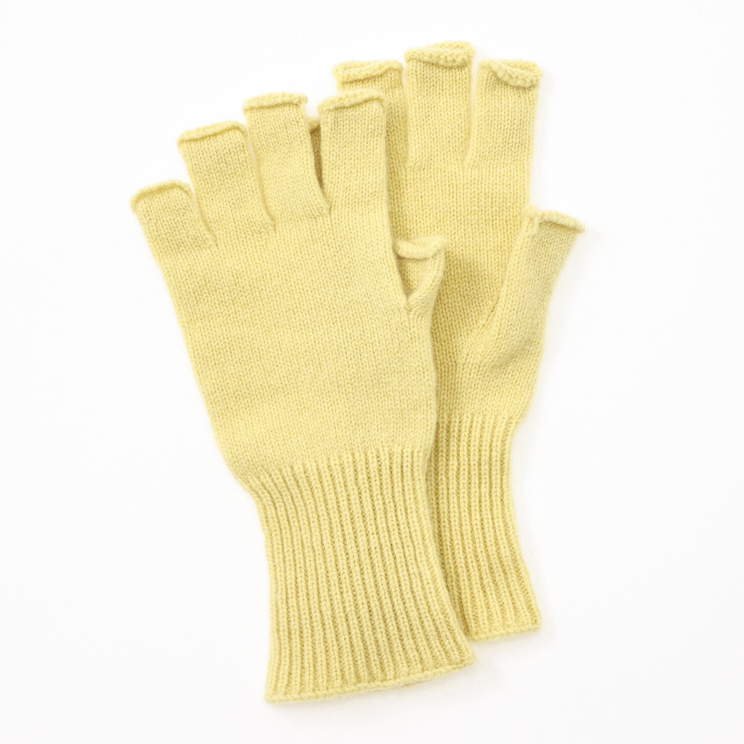 ティエドゥール 内モンゴル産 アルバスカシミヤ１００％ 指出しニットグローブ