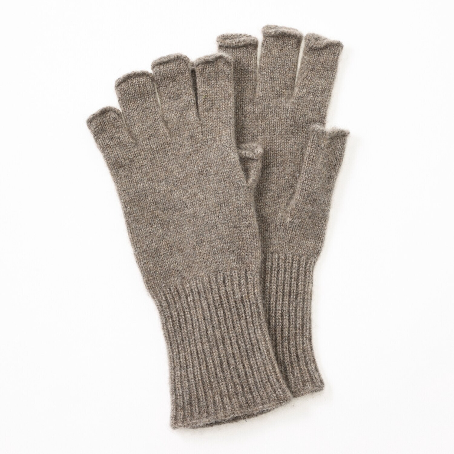 ティエドゥール 内モンゴル産 アルバスカシミヤ１００％ 指出しニットグローブ