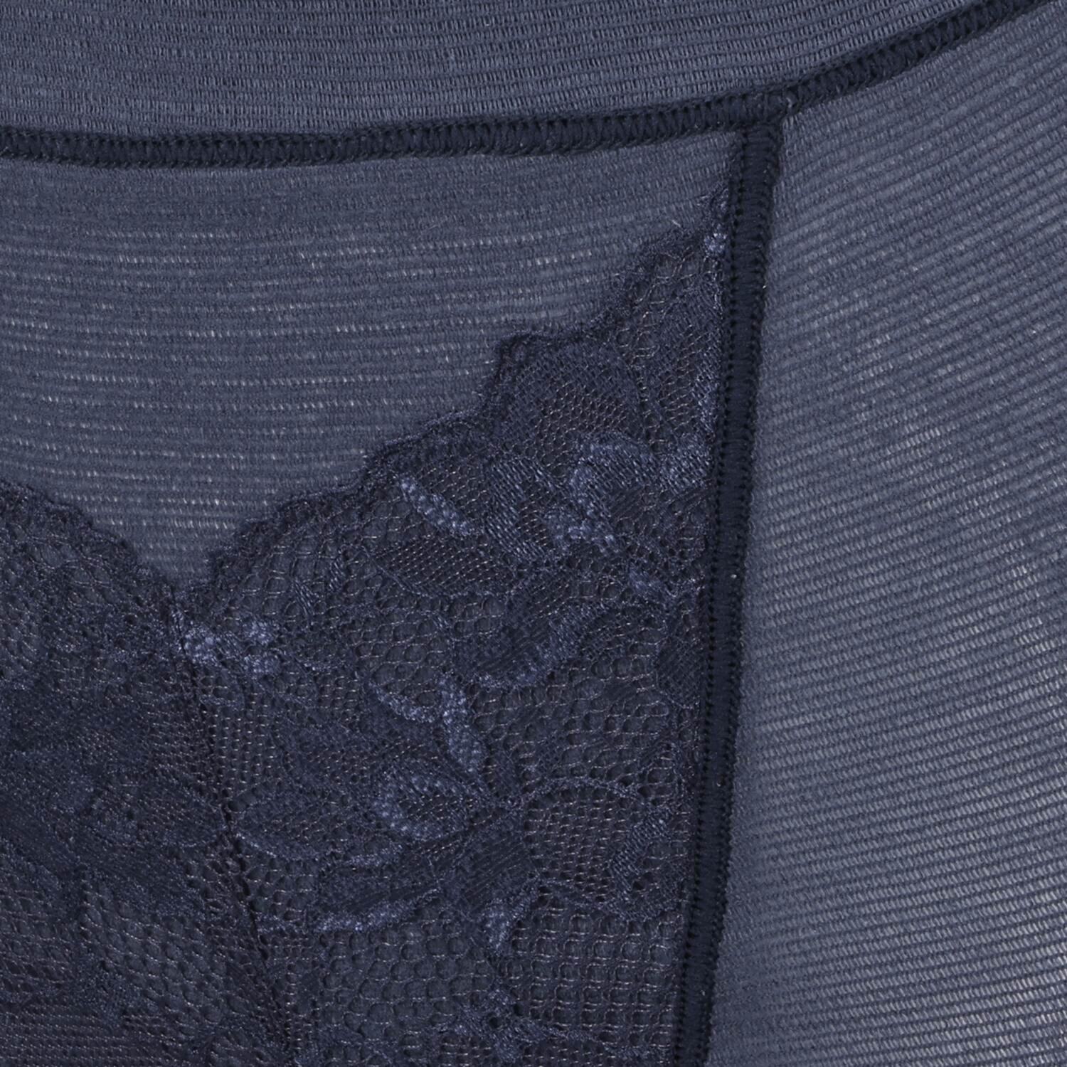 丸福ガーゼ 吸水速乾・抗菌防臭 綿モダール混 レーシー極らく 一分丈ショーツ２枚セット