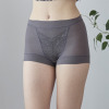 丸福ガーゼ 吸水速乾・抗菌防臭 綿モダール混 レーシー極らく 一分丈ショーツ２枚セット