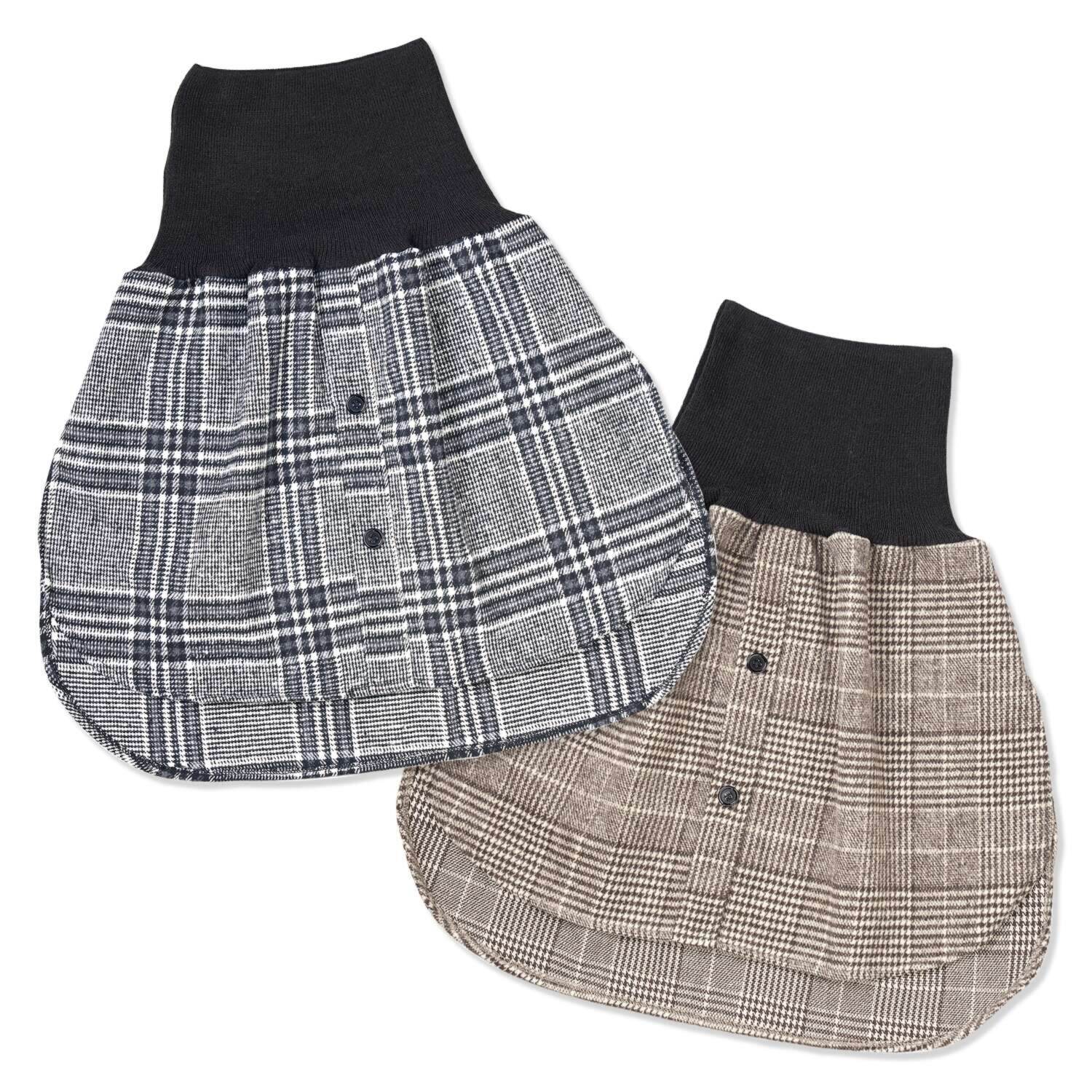 はくだけサッと体型カバー パチッ！と対策 まるで重ね着 おしりカバー２色セット