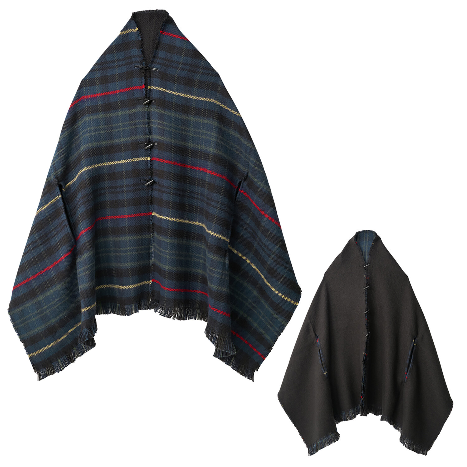 パチッ！と対策 ３ＷＡＹ　リバーシブル ケープストール