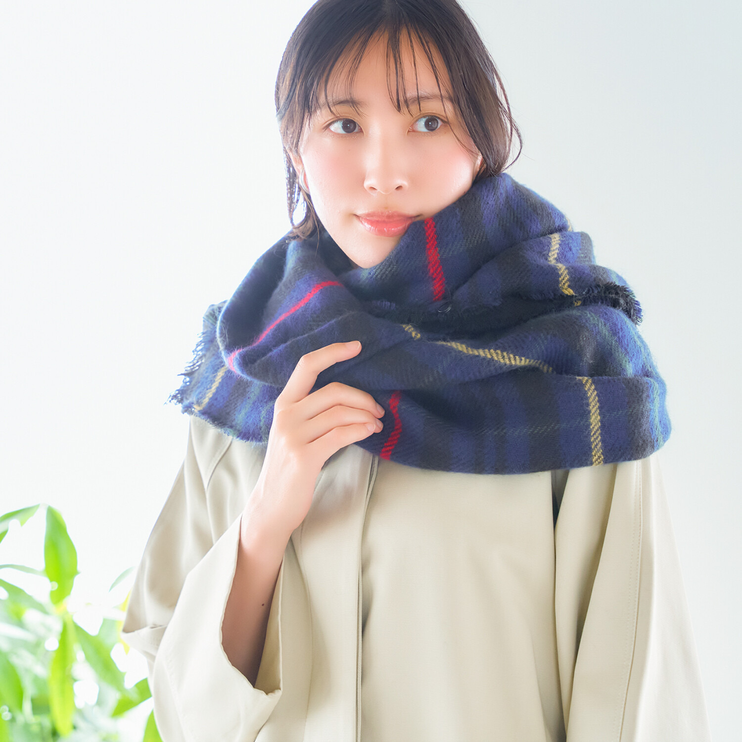 パチッ！と対策 ３ＷＡＹ　リバーシブル ケープストール