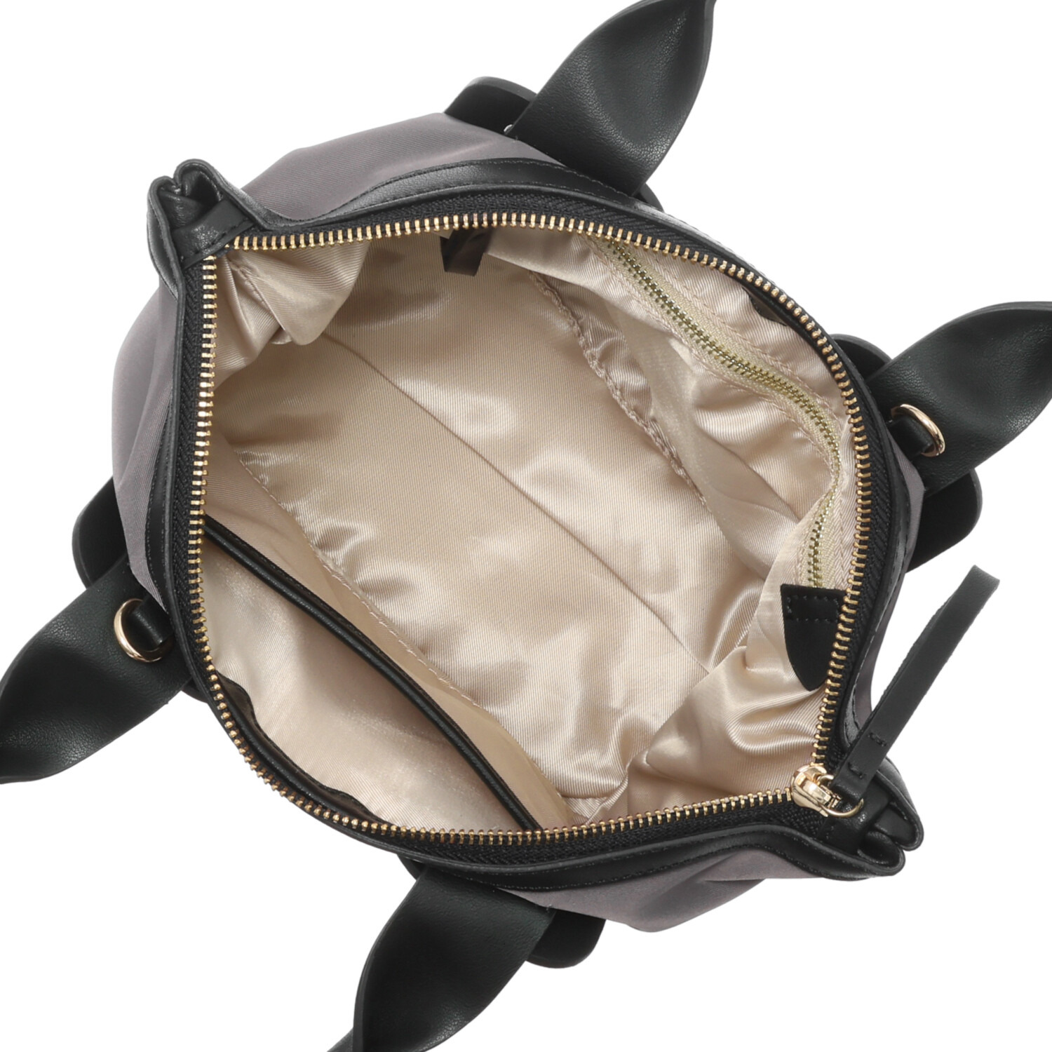 サン　ヒデアキミハラ トロンプルイユ レザーバックル ナイロントートバッグ ＜Ｓ＞