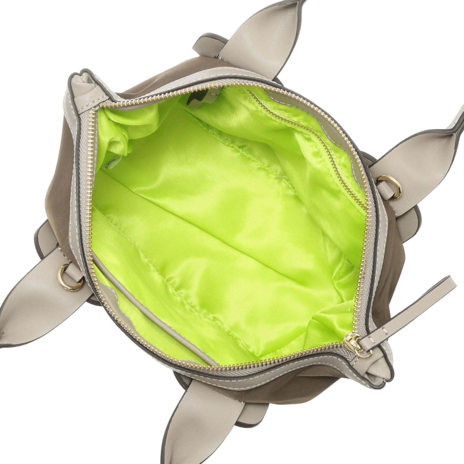 サン　ヒデアキミハラ トロンプルイユ レザーバックル ナイロントートバッグ ＜Ｓ＞