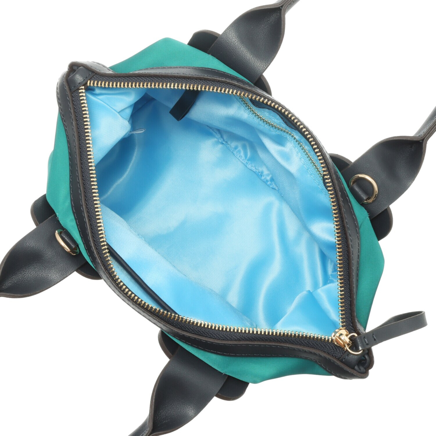 サン　ヒデアキミハラ トロンプルイユ レザーバックル ナイロントートバッグ ＜Ｓ＞