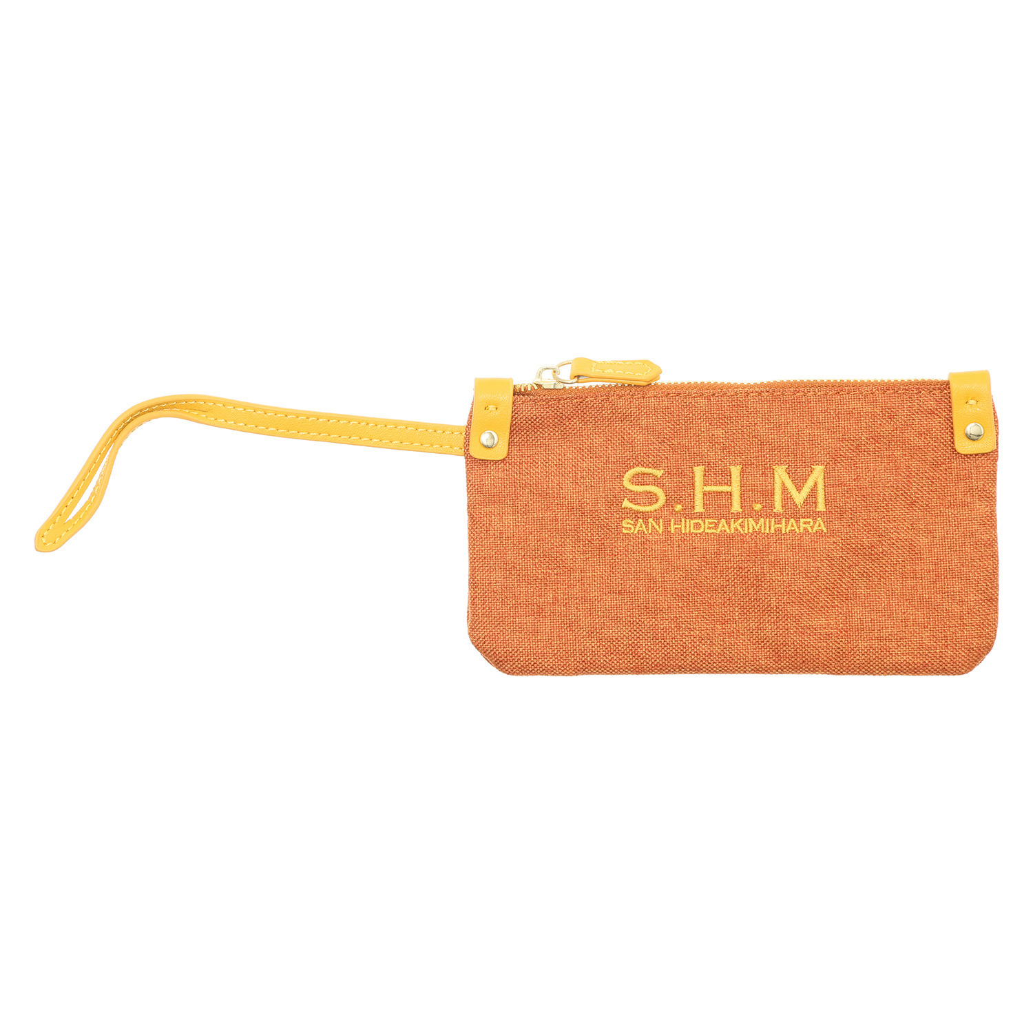 サン　ヒデアキミハラ ポーチ付 レザーコンビ ナイロン巾着トート＜Ｌ＞