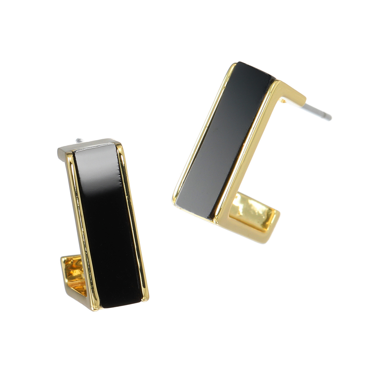 マダムヒロコ ジェムストーン スクエアモティーフ フープピアス “アンコテ”